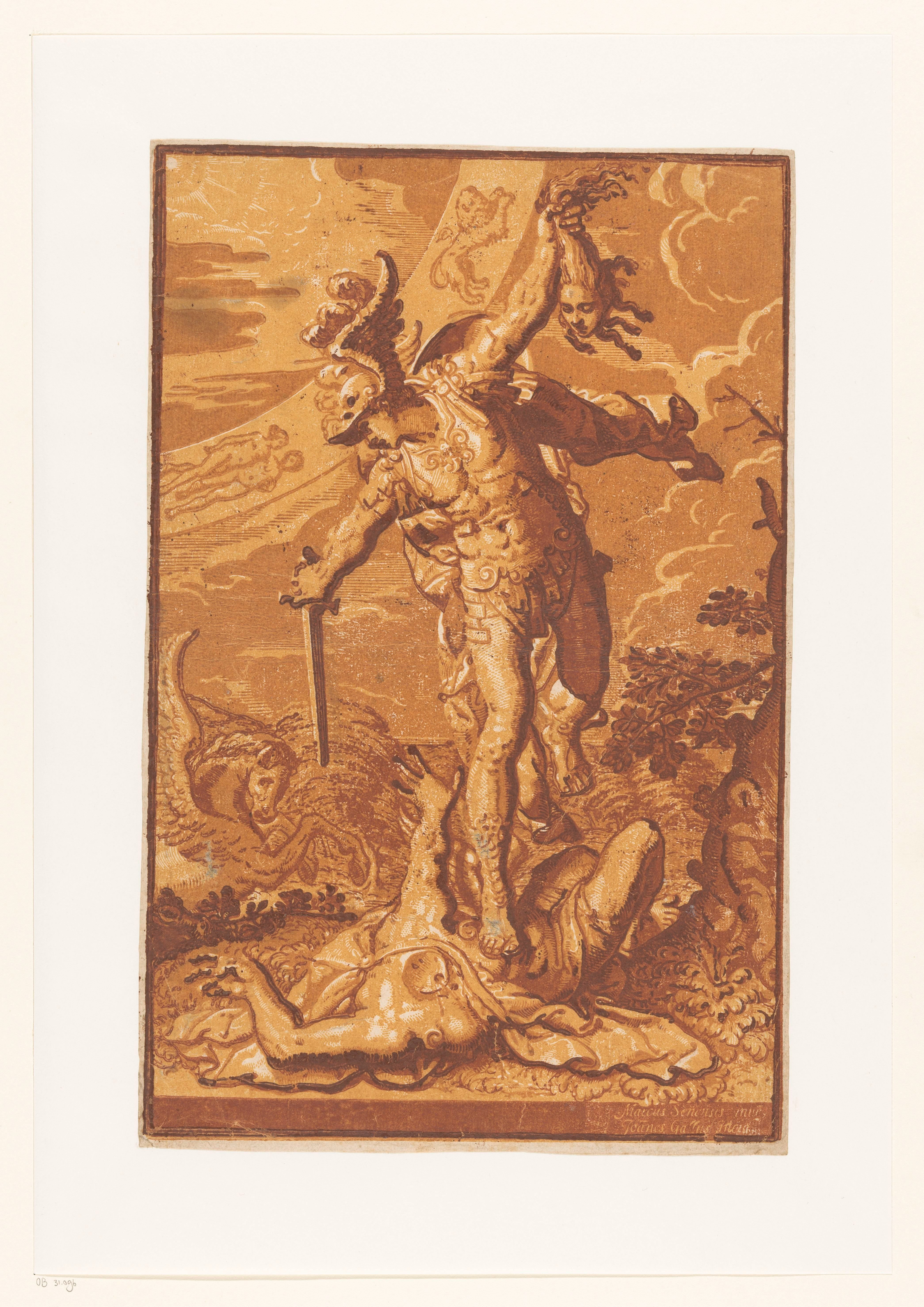 Perseus met het hoofd van Medusa
