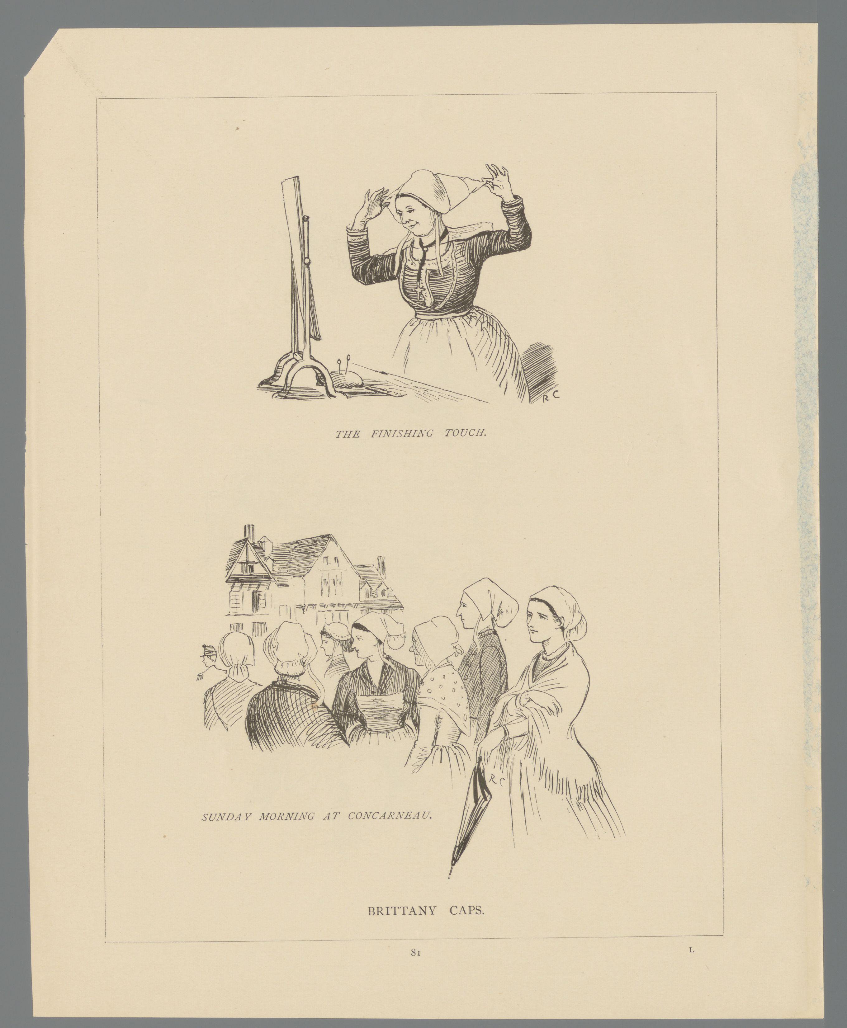 Zestien illustraties vervaardigd door Randolph Caldecott