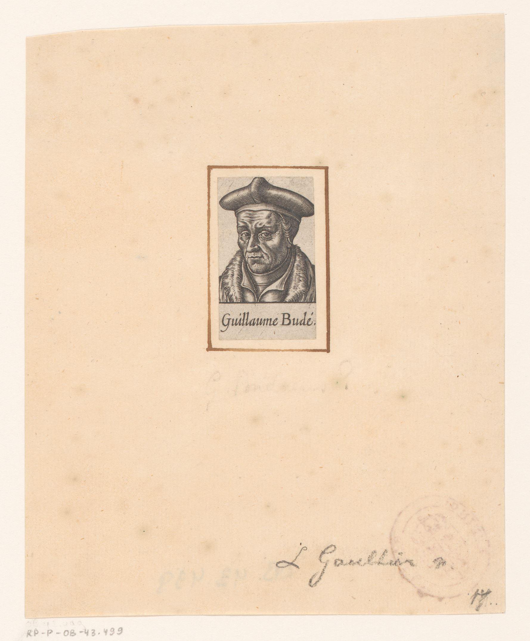 Portret van Guillaume Budé