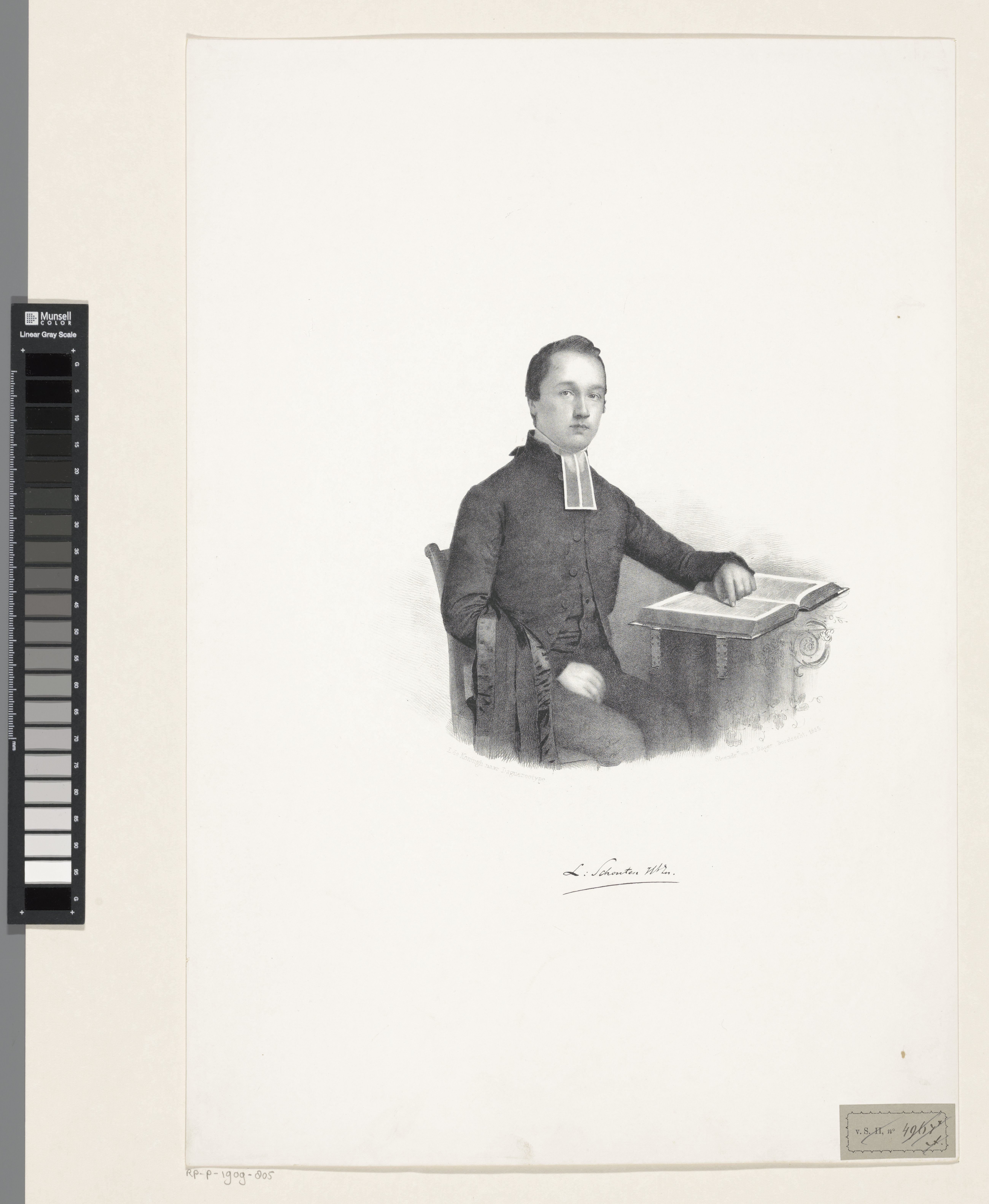 Portret van L. Schouten Wzn.