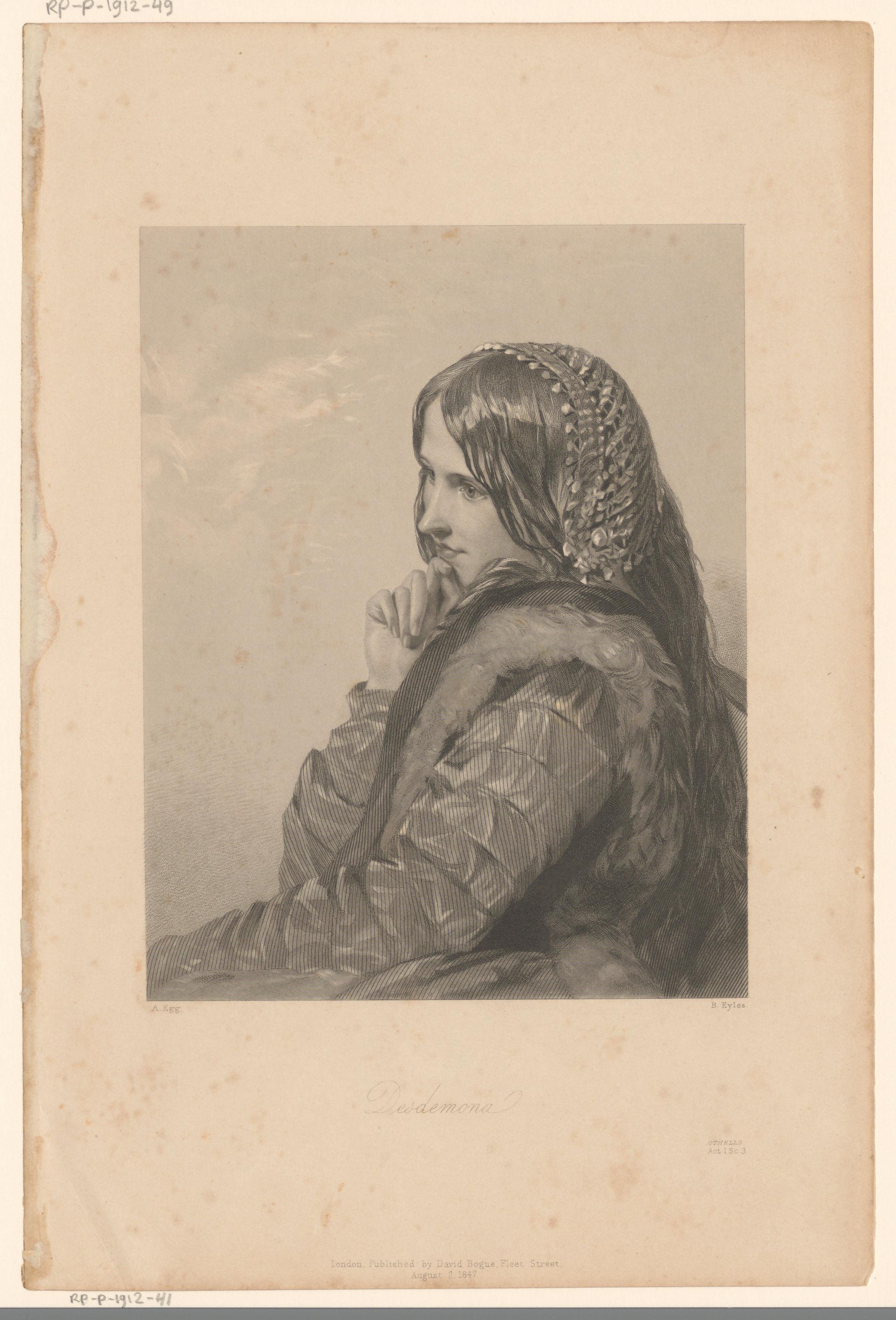 Desdemona, uit Shakespeare's Othello