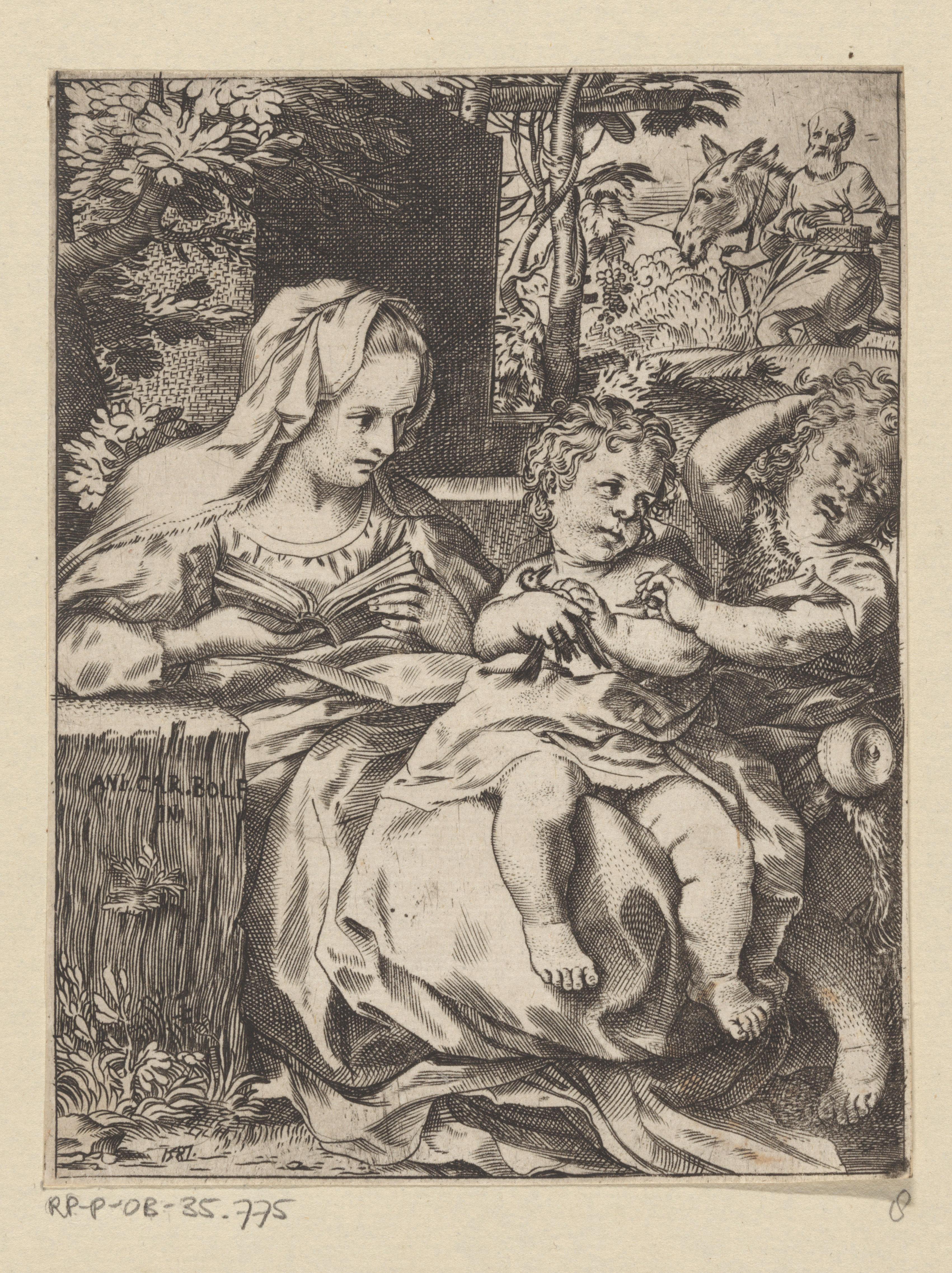 Heilige Familie met de jonge Johannes de Doper