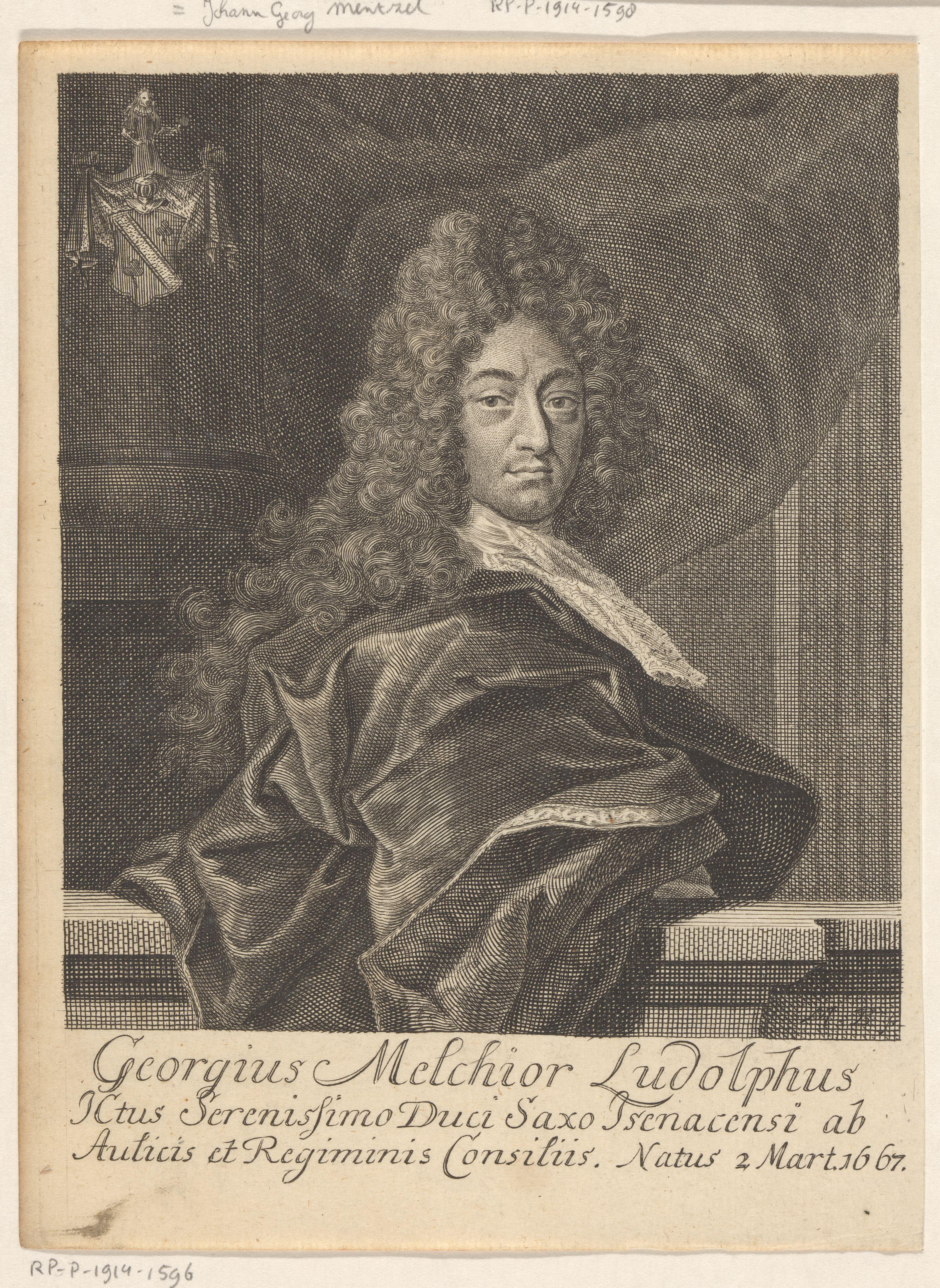 Portret van Georg Melchior von Ludolf