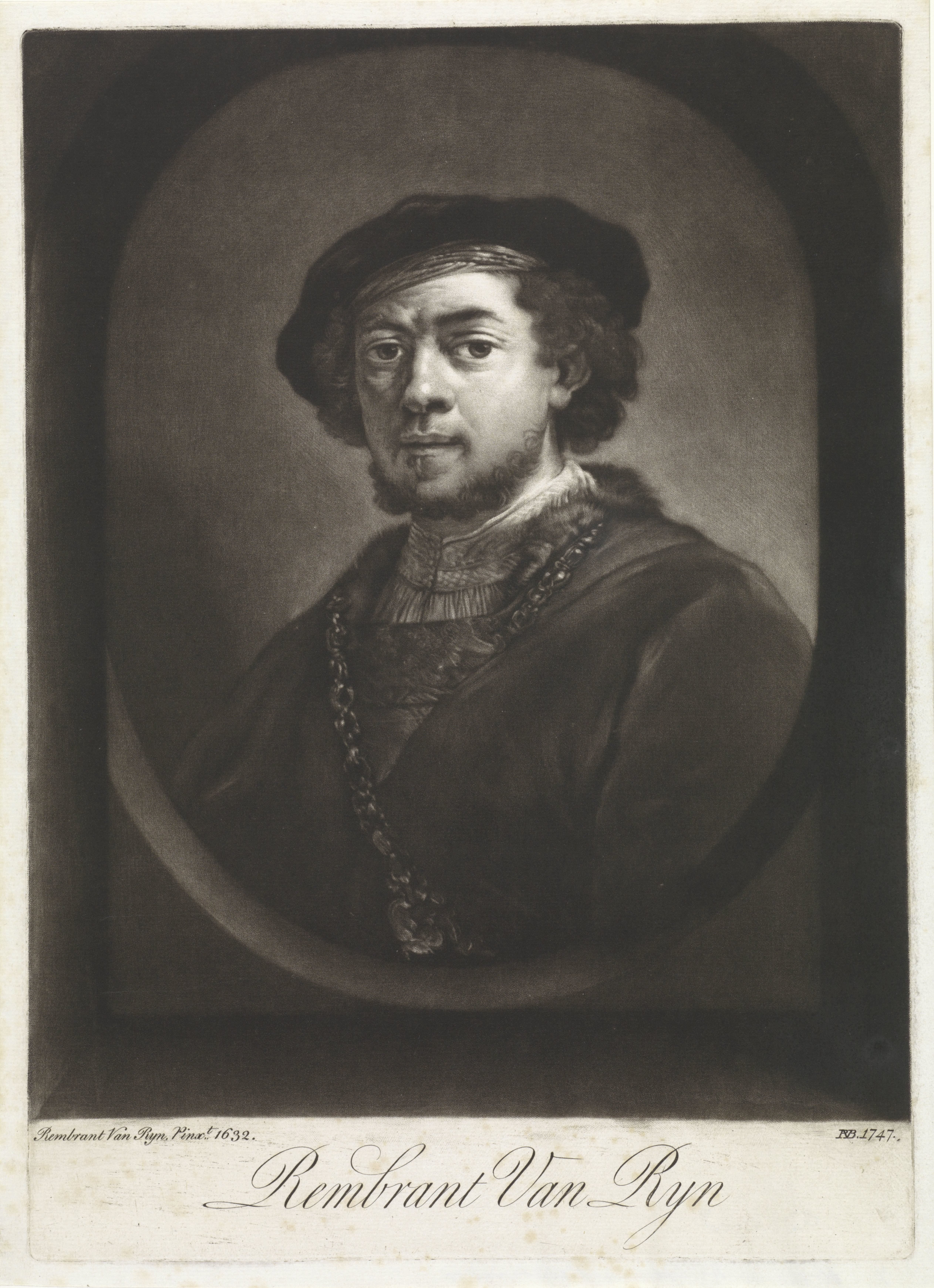 Portret van Rembrandt van Rijn