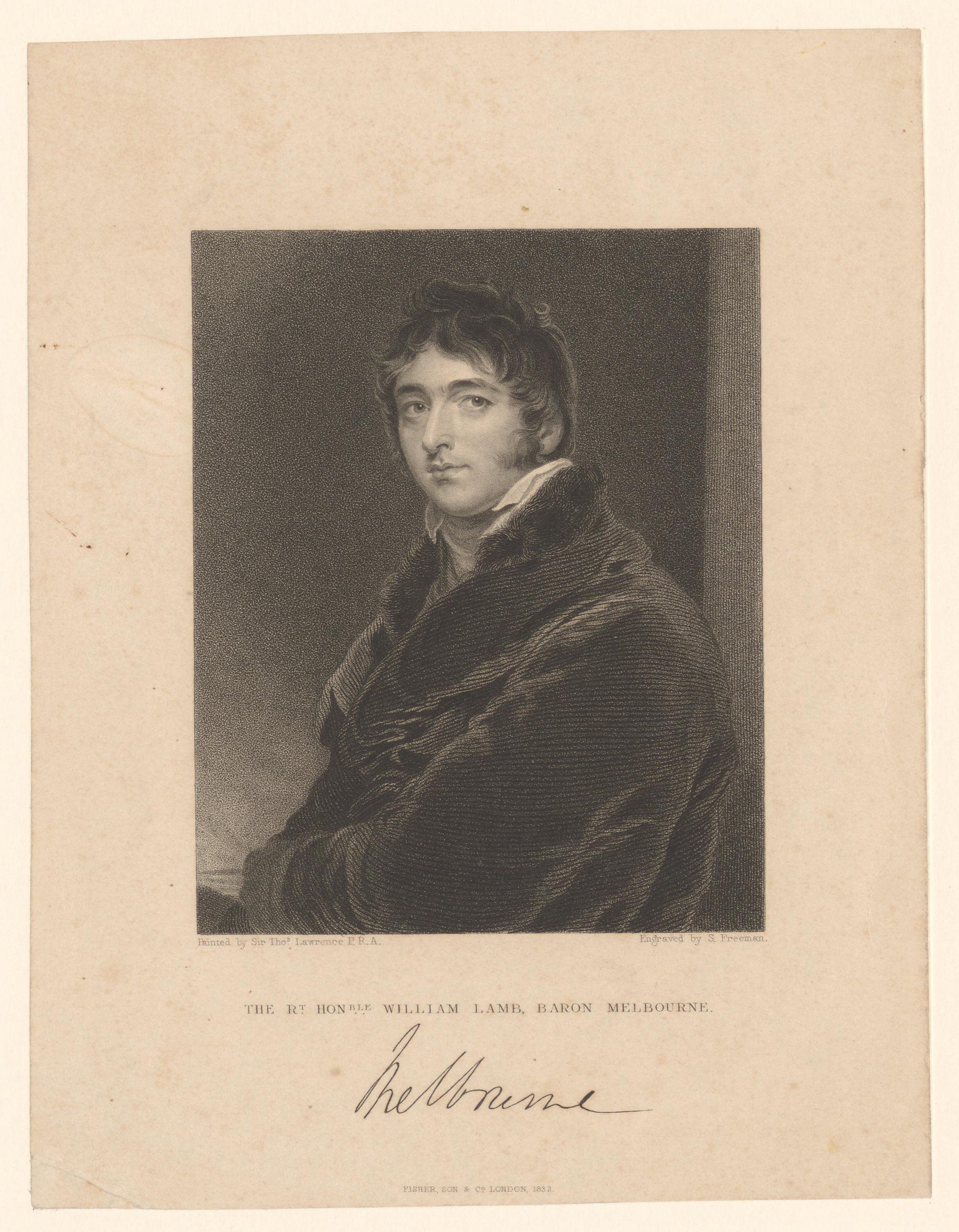 Portret van William Lamb