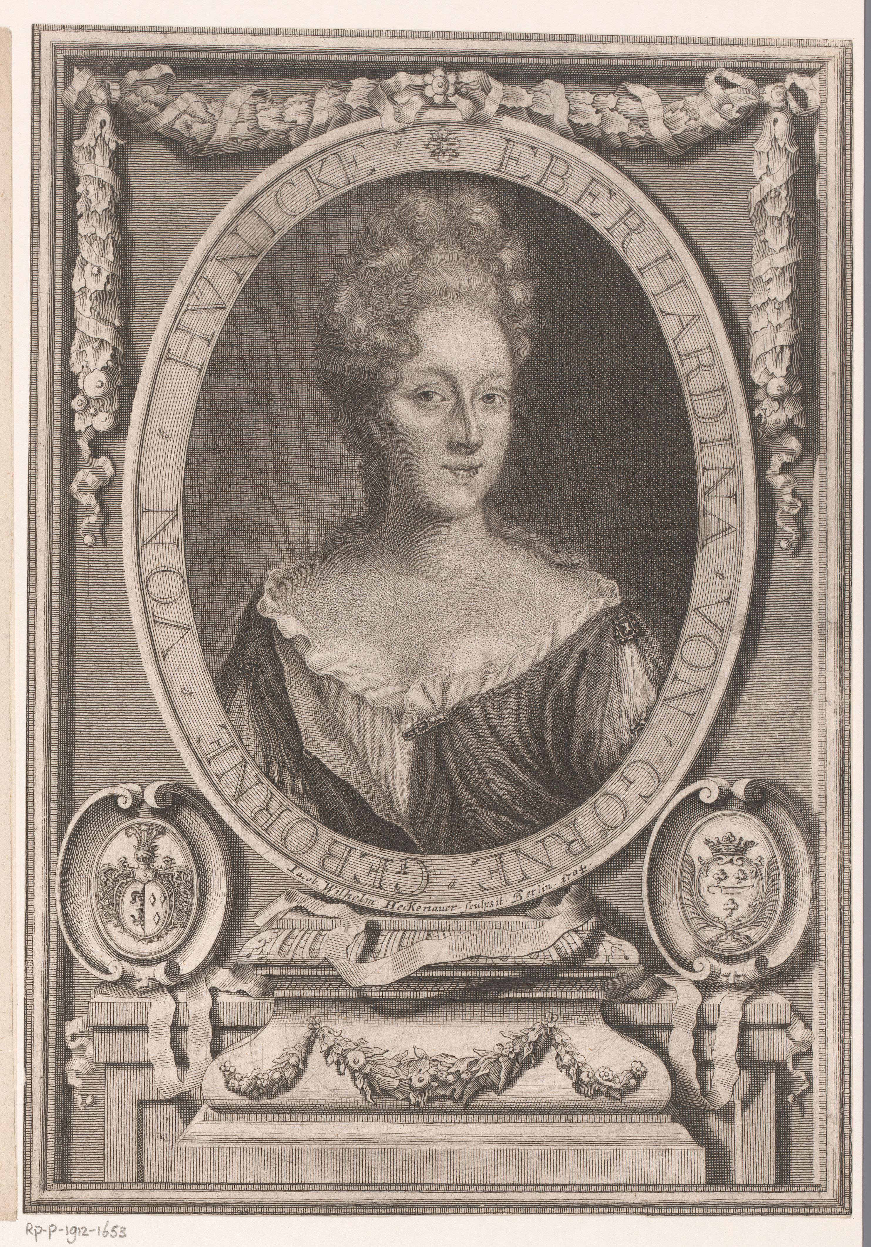 Portret van Eberhardina von Görne