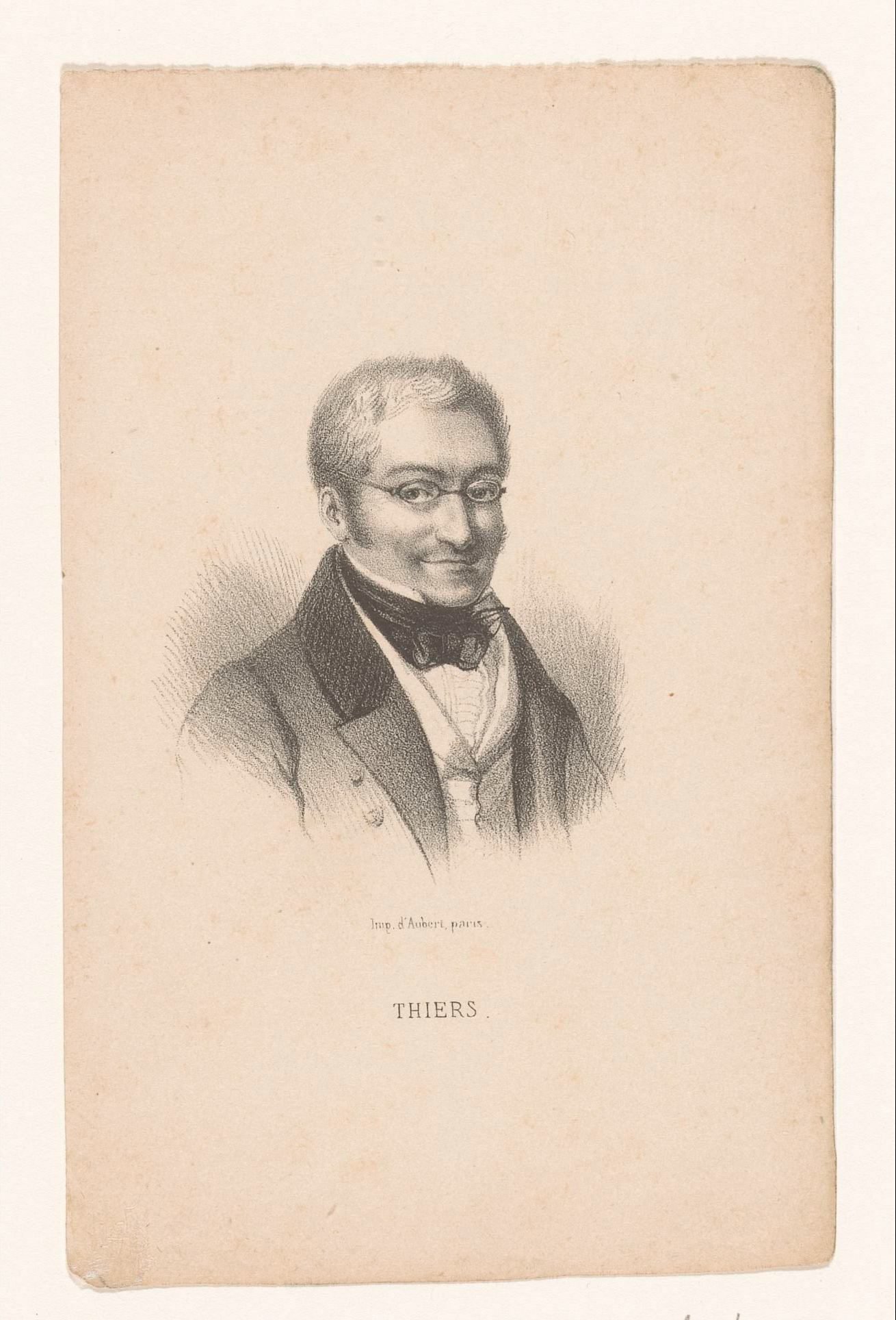 Portret van Adolphe Thiers