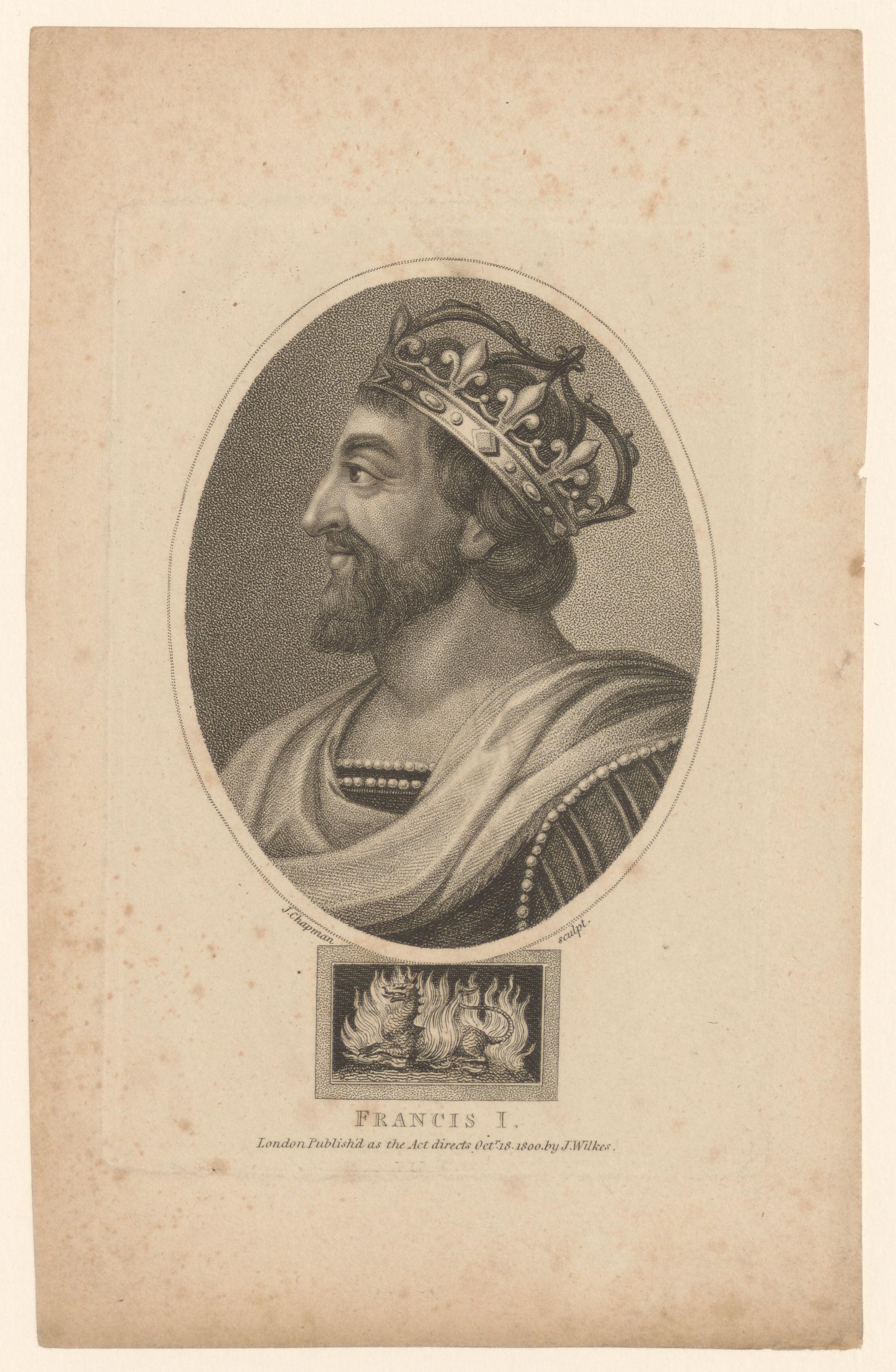 Portret van Frans I, koning van Frankrijk
