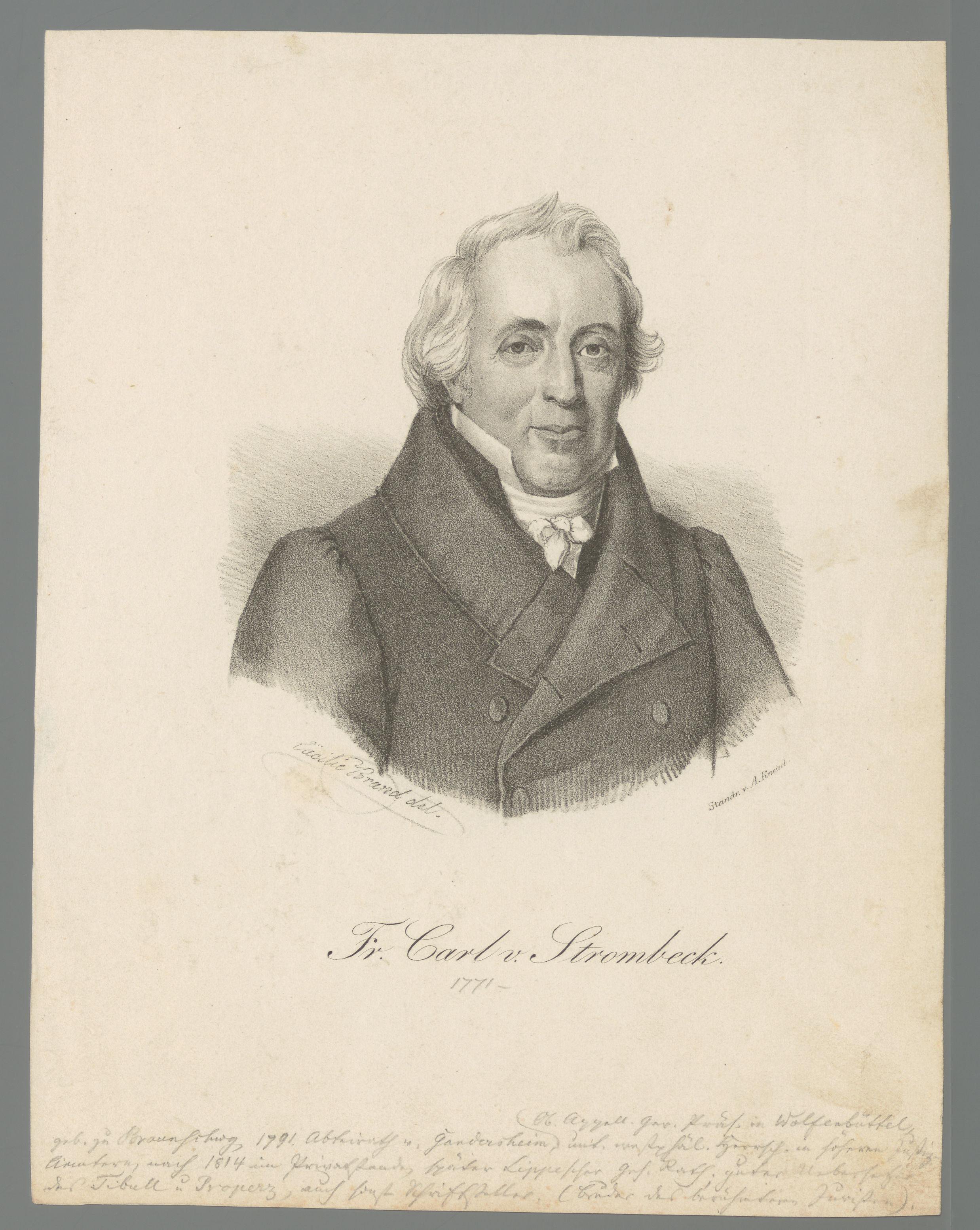 Portret van Friedrich Karl von Strombeck