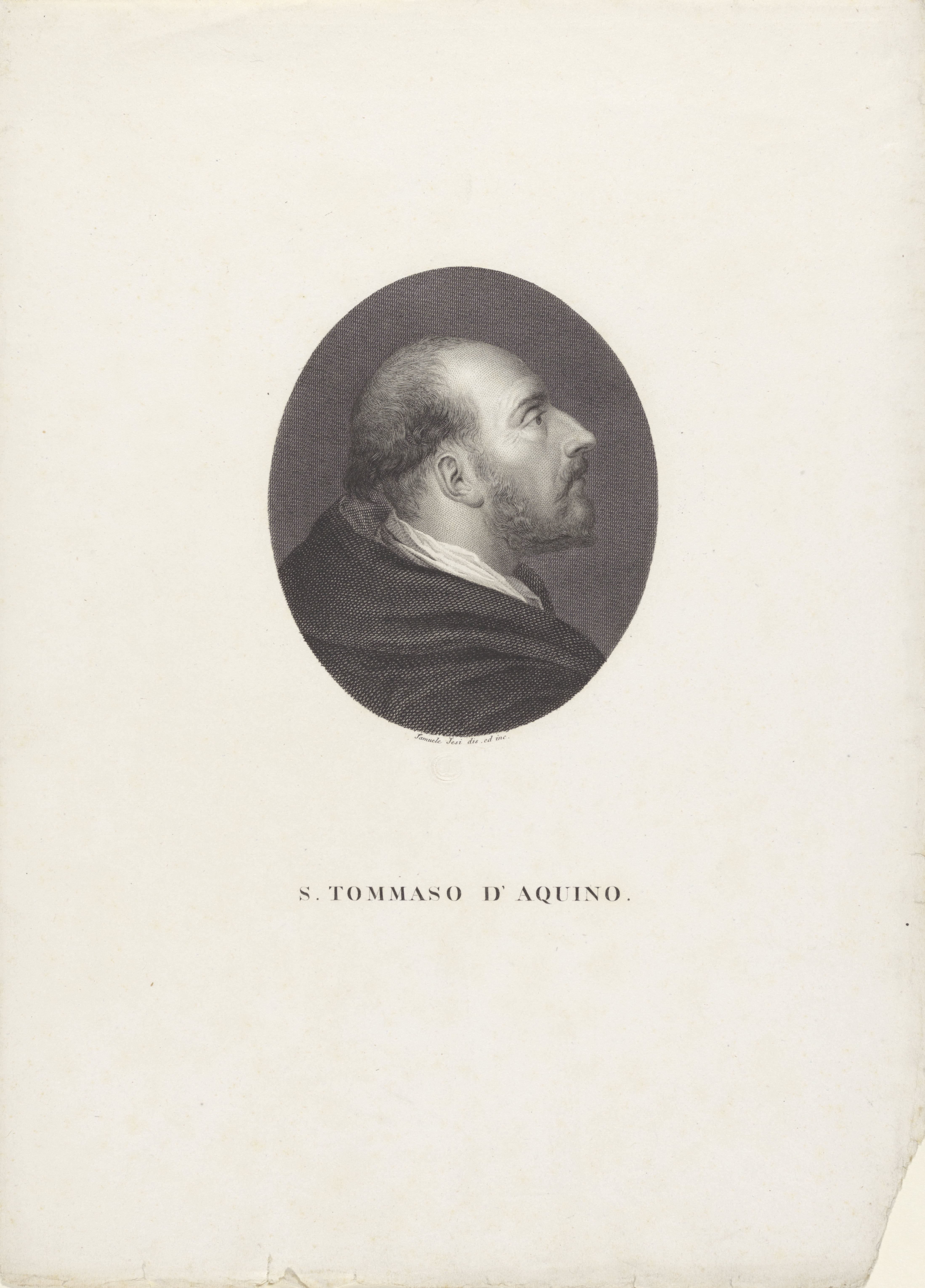 Portret van de heilige Thomas van Aquino