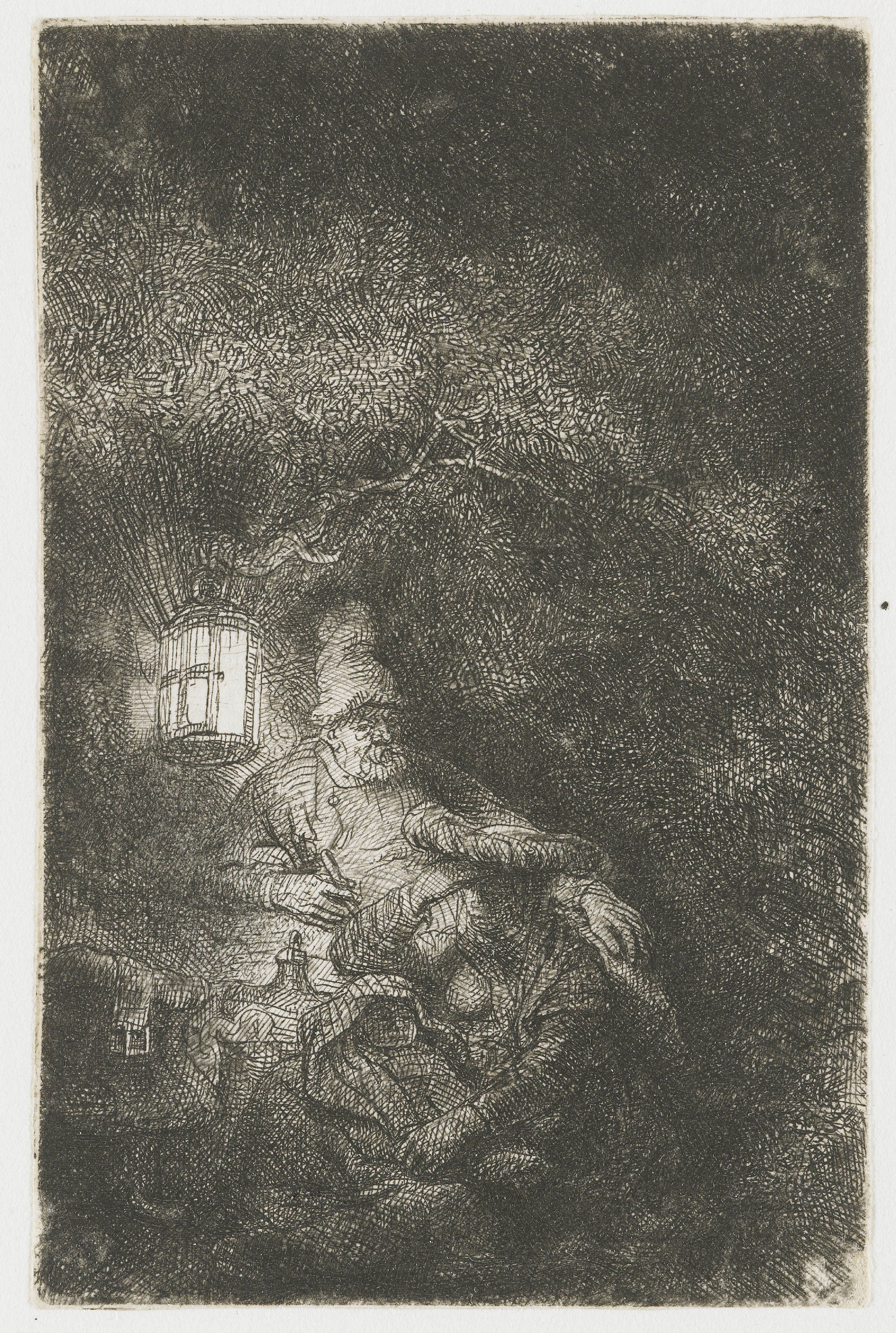 The rest on the flight into Egypt: a night piece