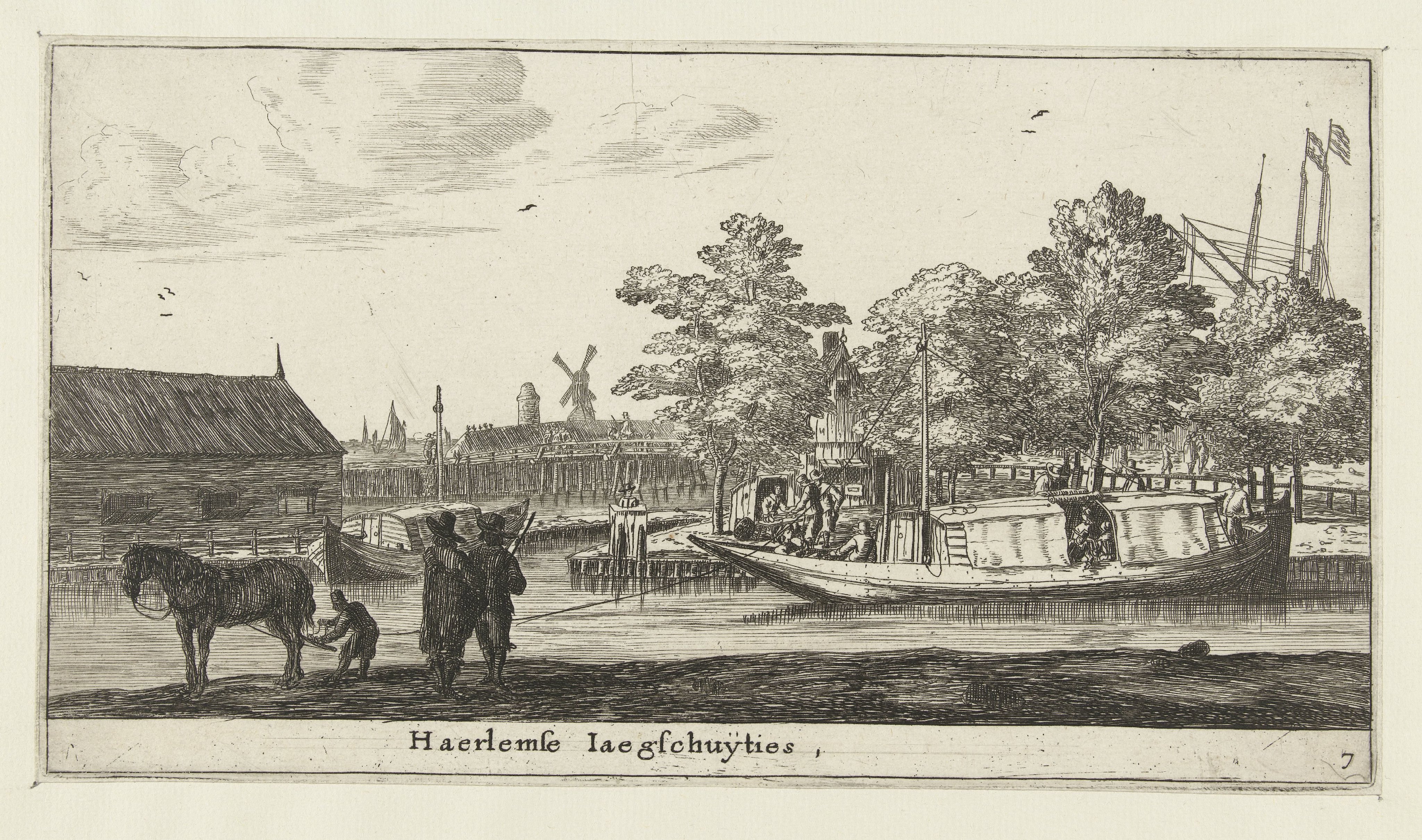Trekschuit naar Haarlem