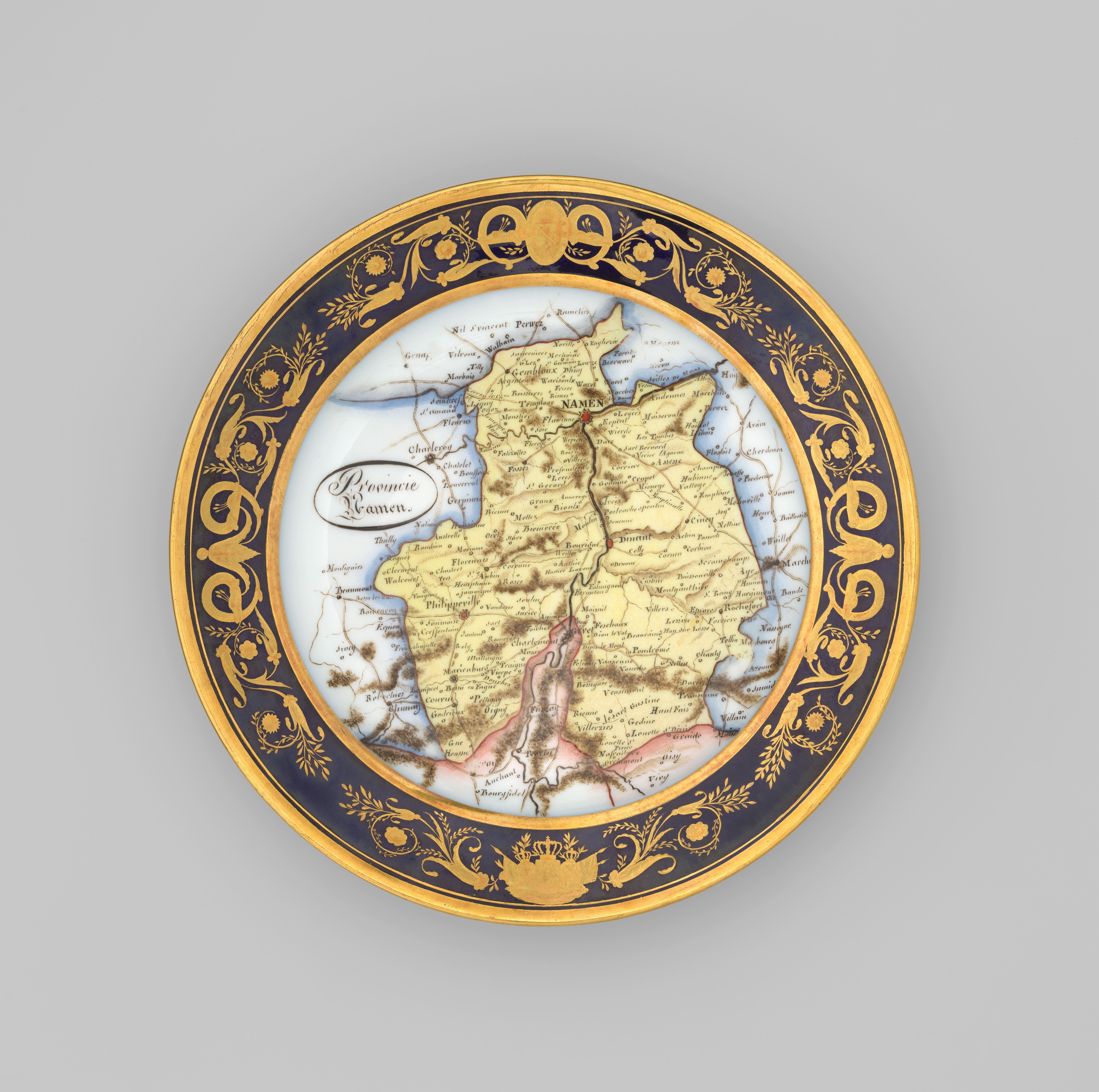 18 borden met het decor van een Nederlandse provincie