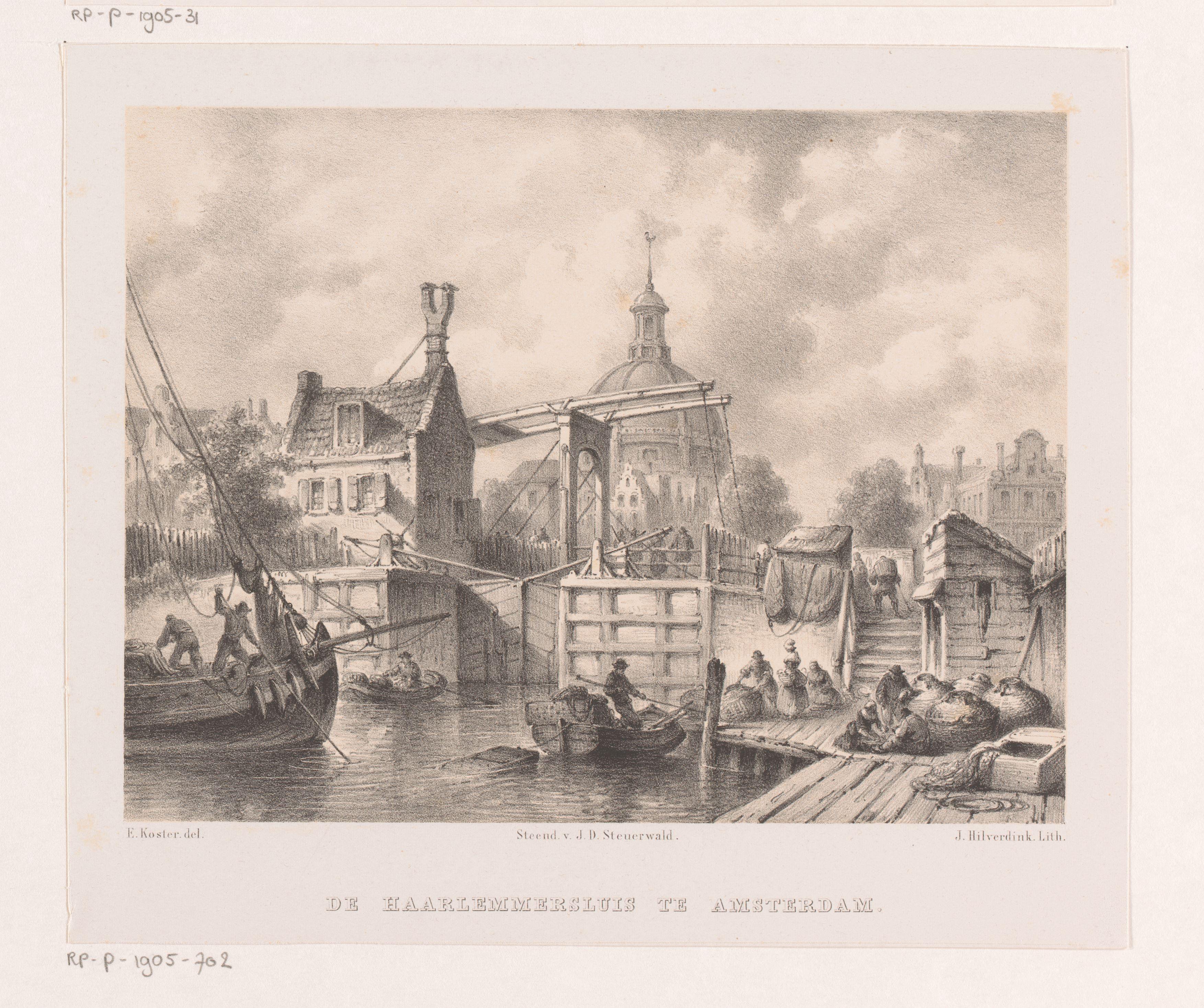 Haarlemmersluis in Amsterdam