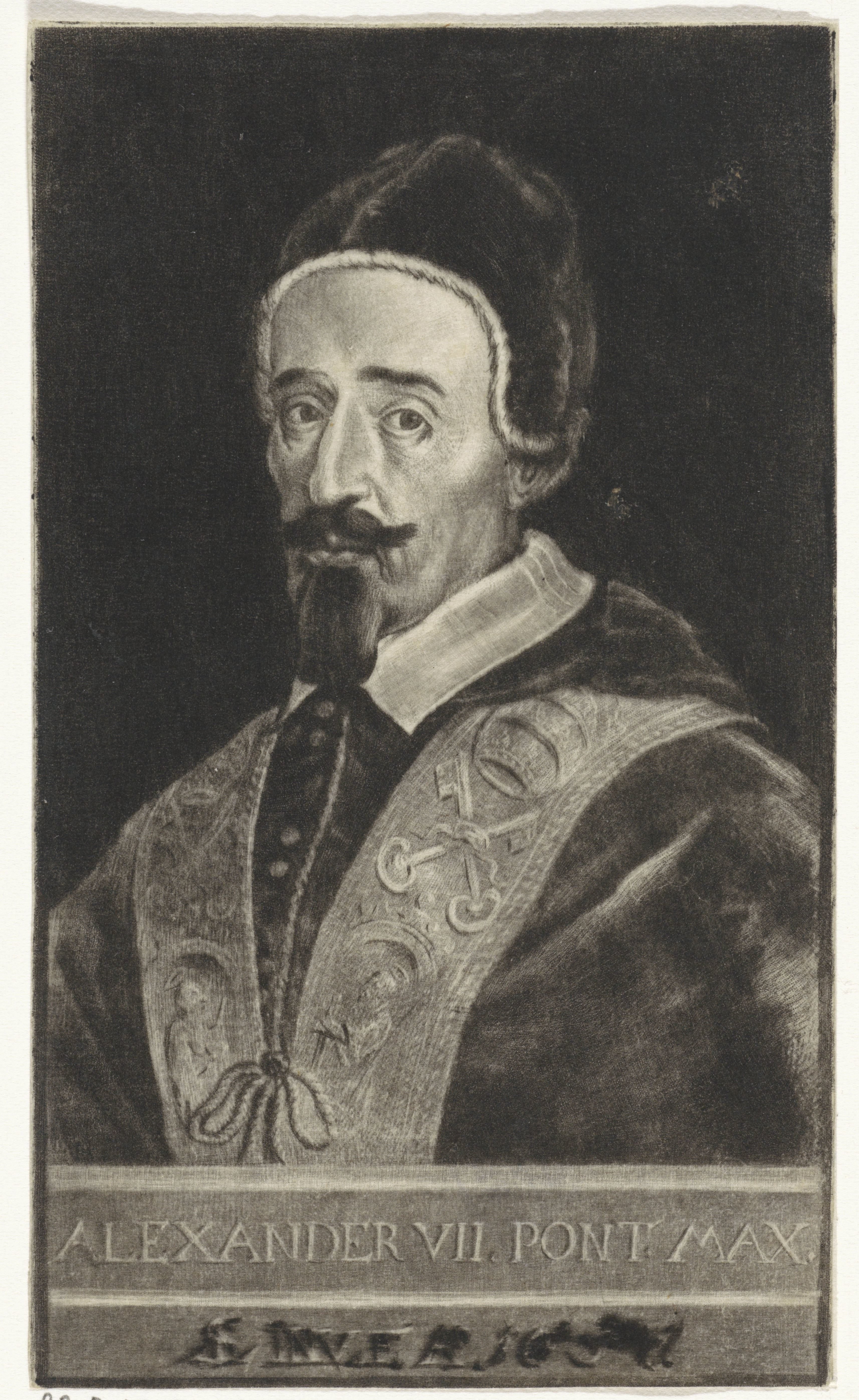 Portret van paus Alexander VII