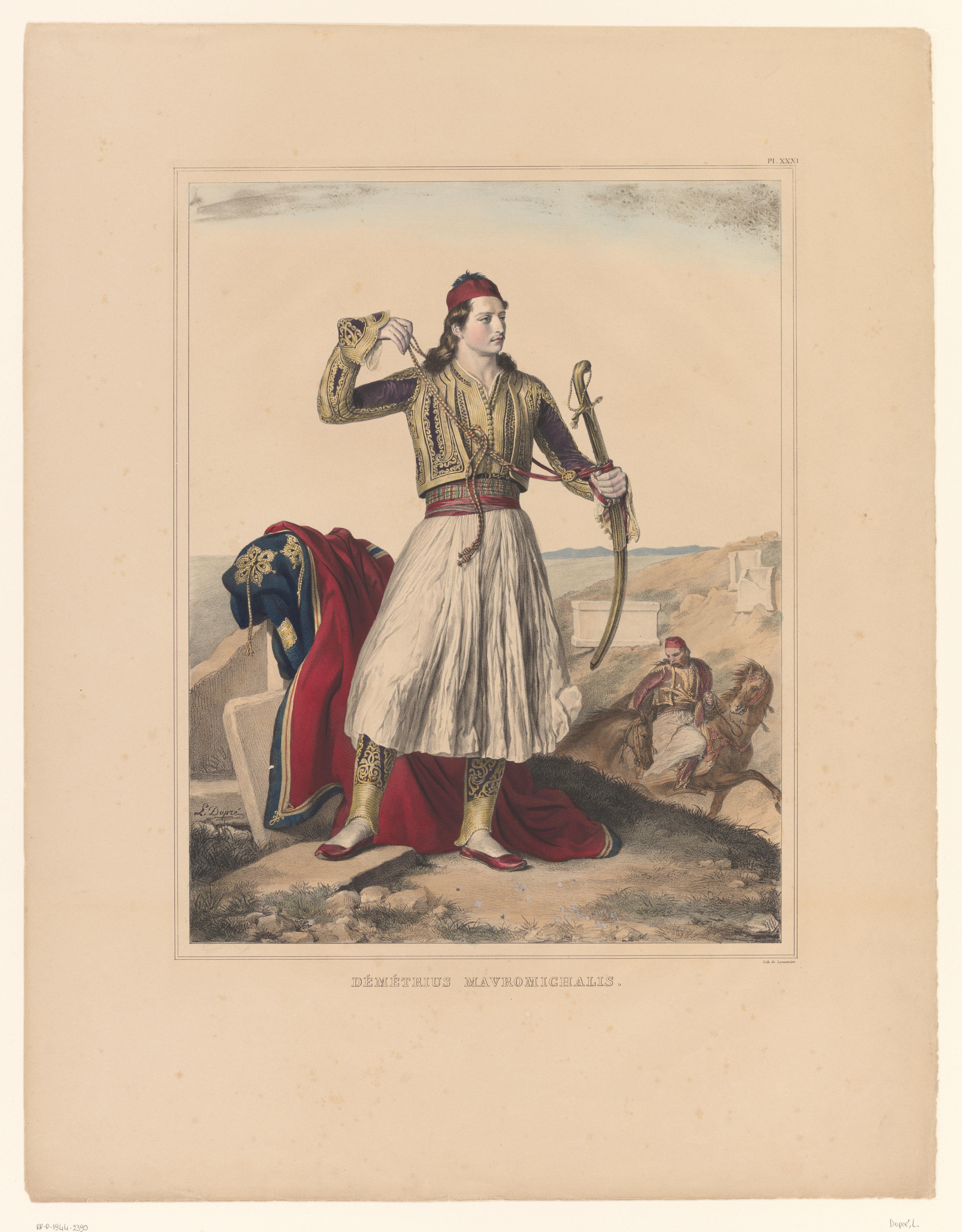 Portret van Dimitris Mavromichalis
