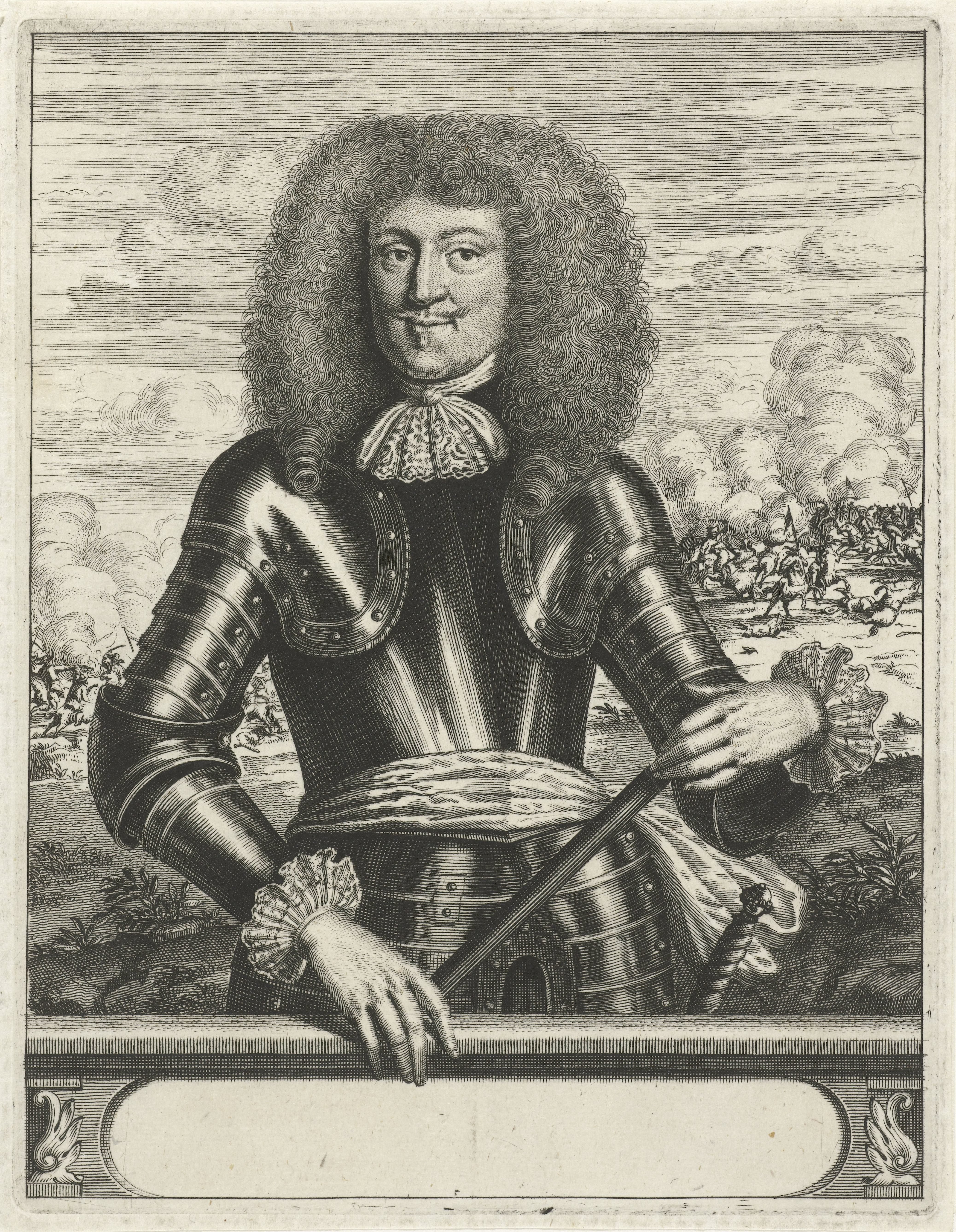 Portret van Georg Friedrich, prins van Waldeck-Eisenberg