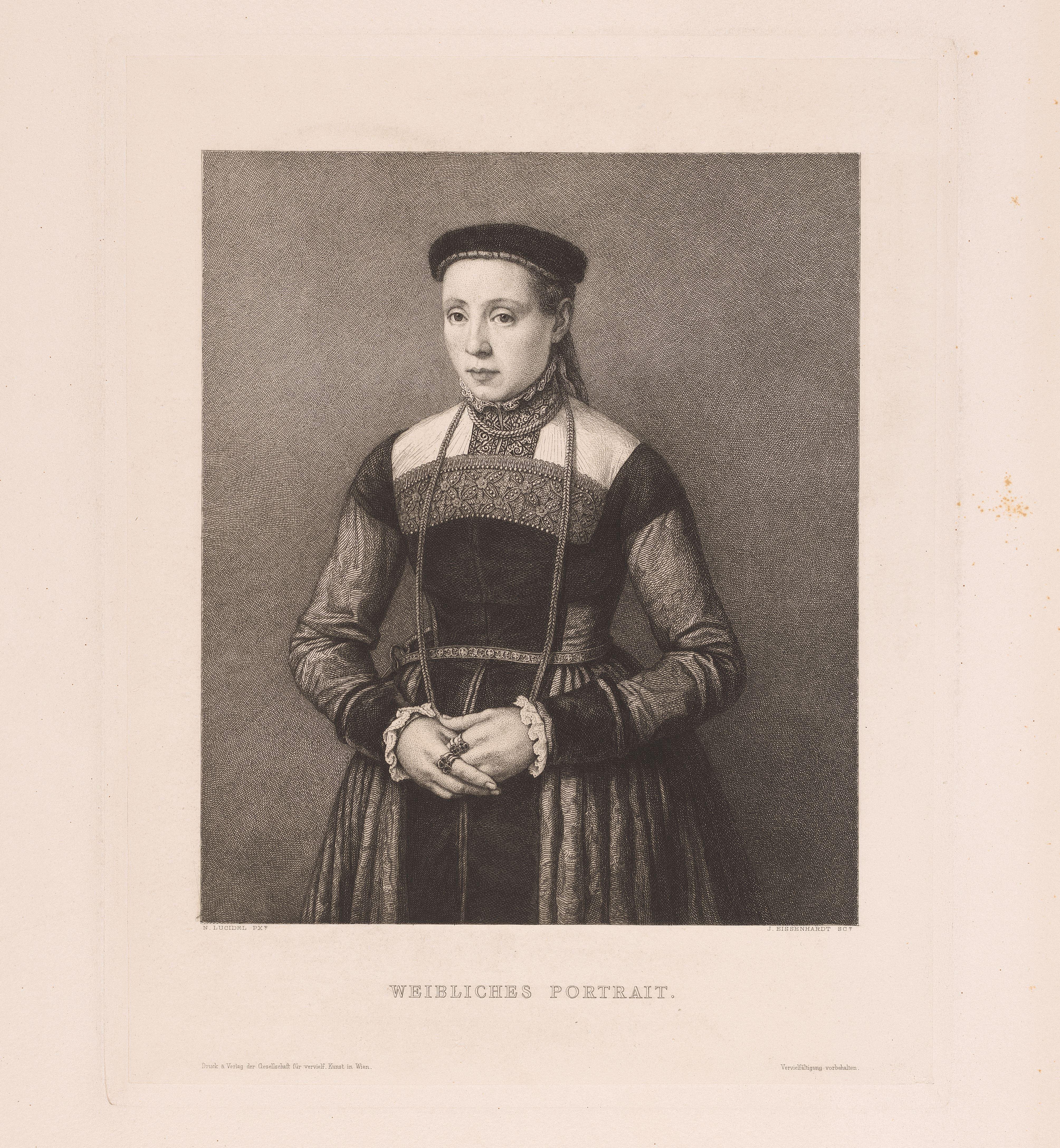 Portret van een onbekende vrouw