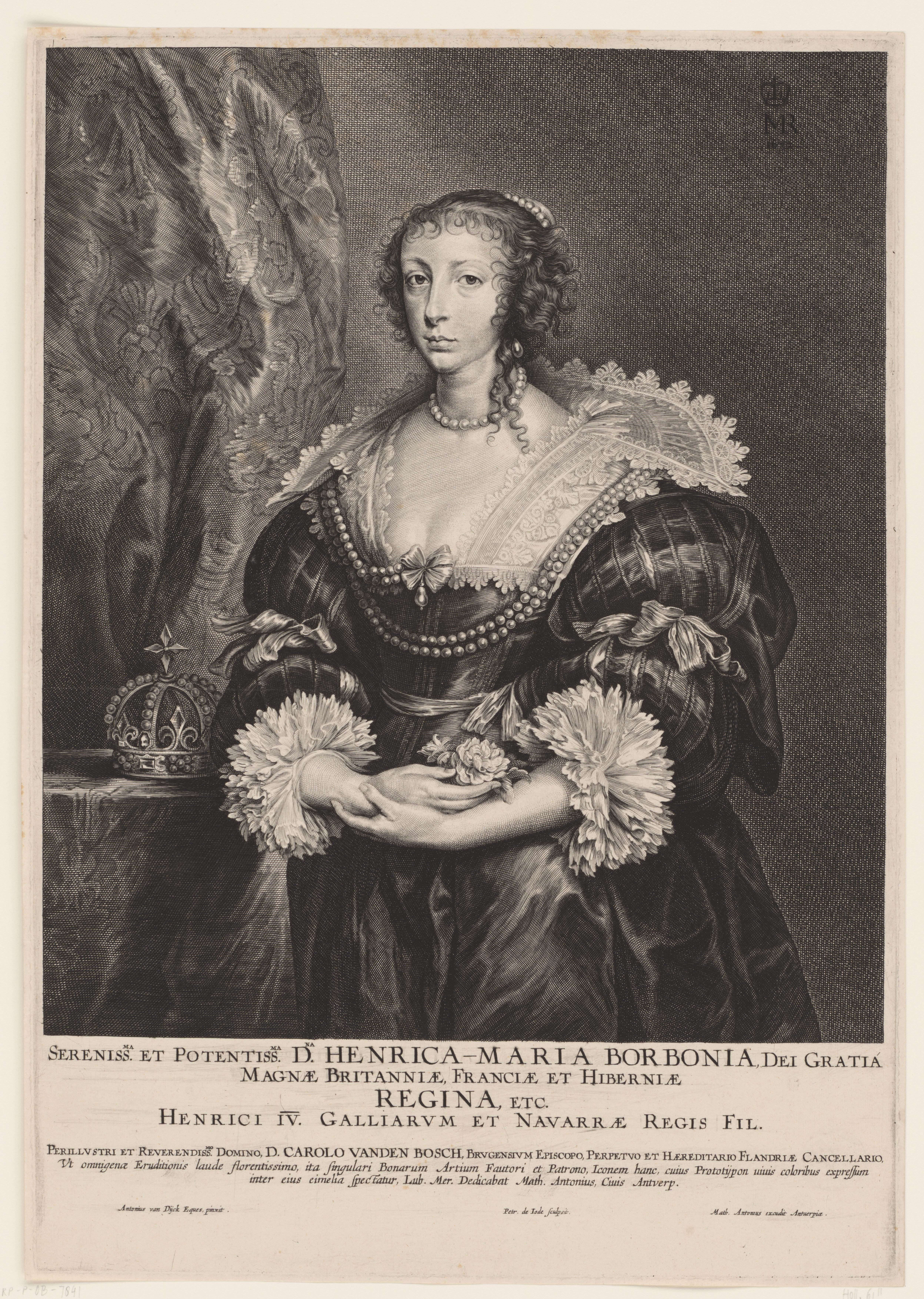 Portret van Henriette Maria, koningin van Engeland
