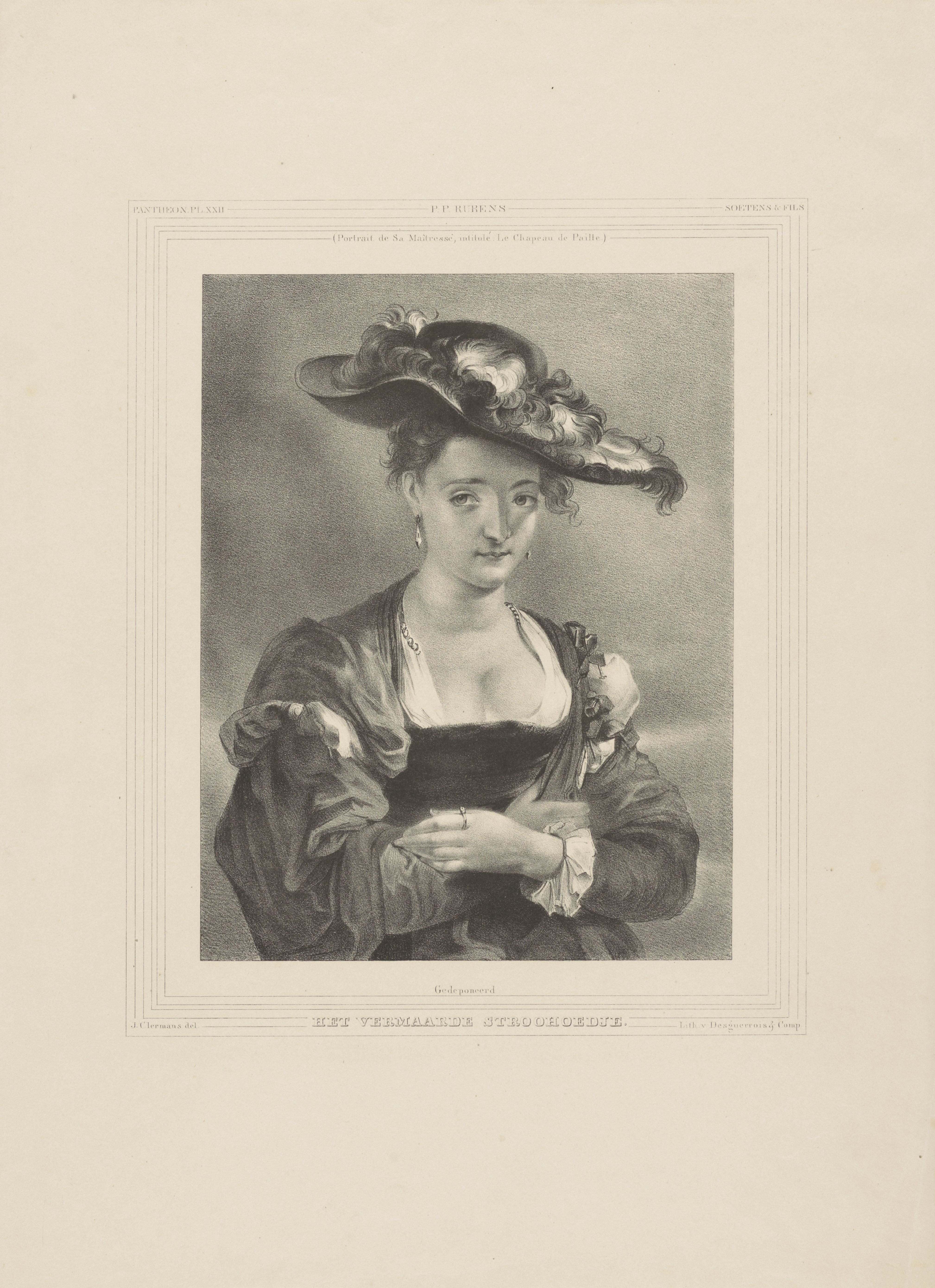 Susanna Fourment met strohoed