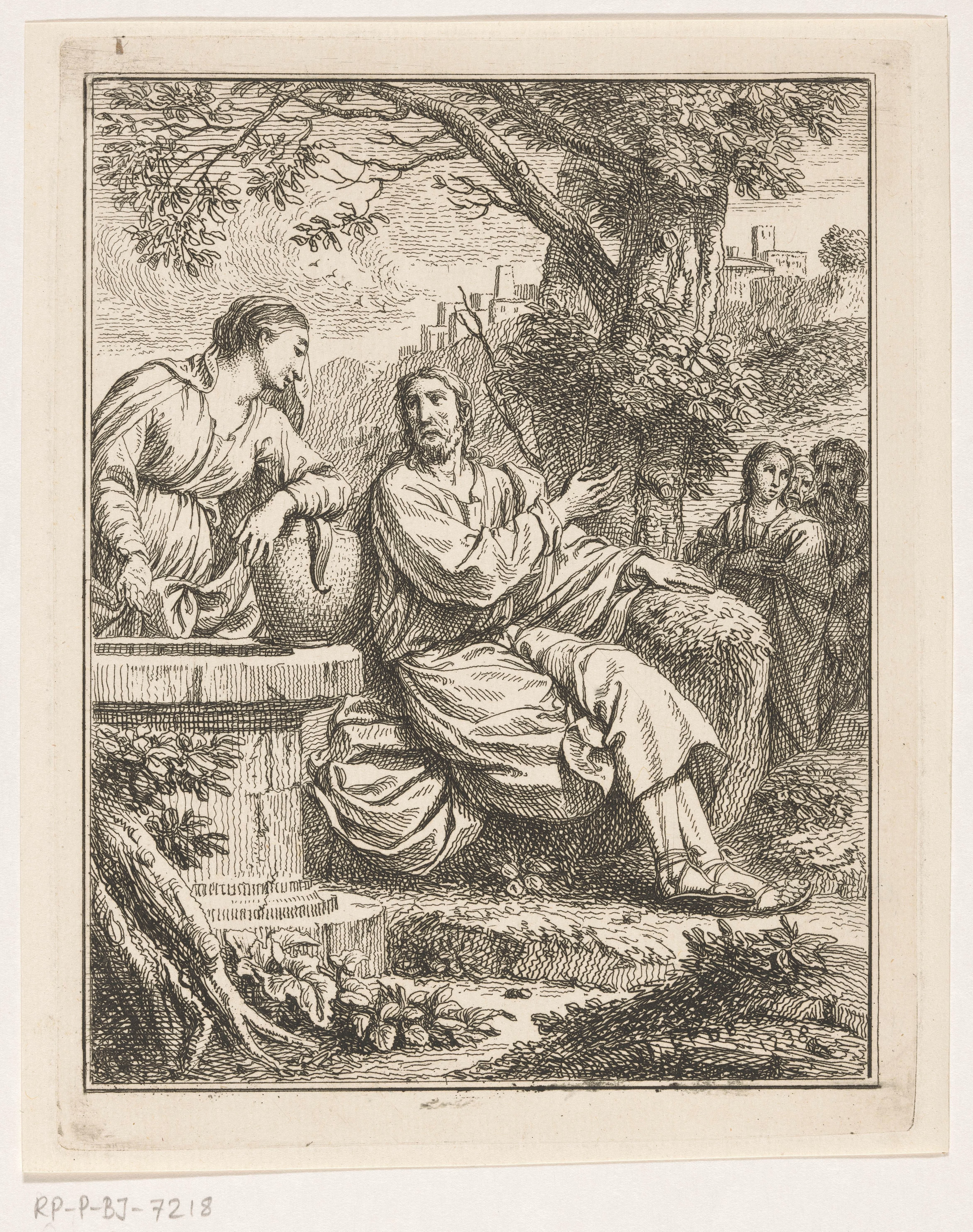Christus in gesprek met de Samaritaanse vrouw