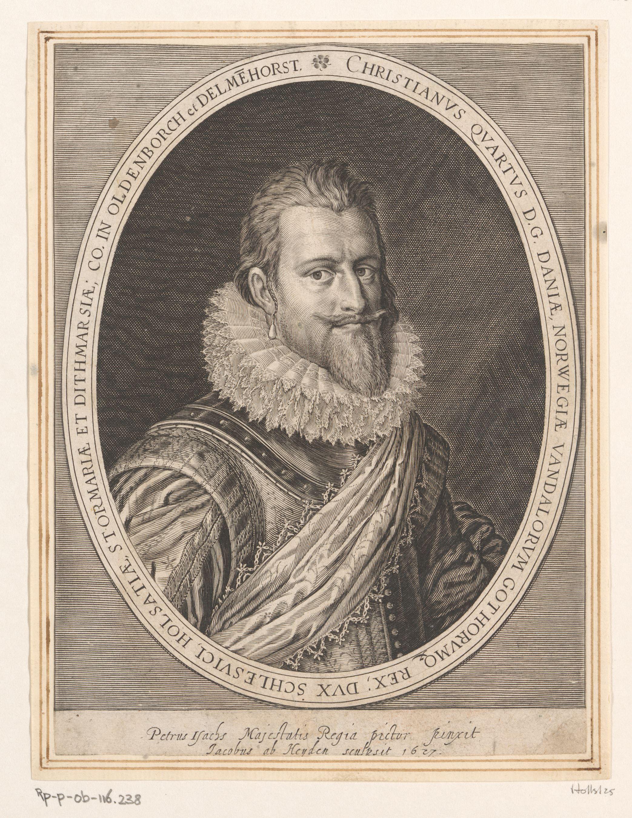 Portret van Christiaan IV