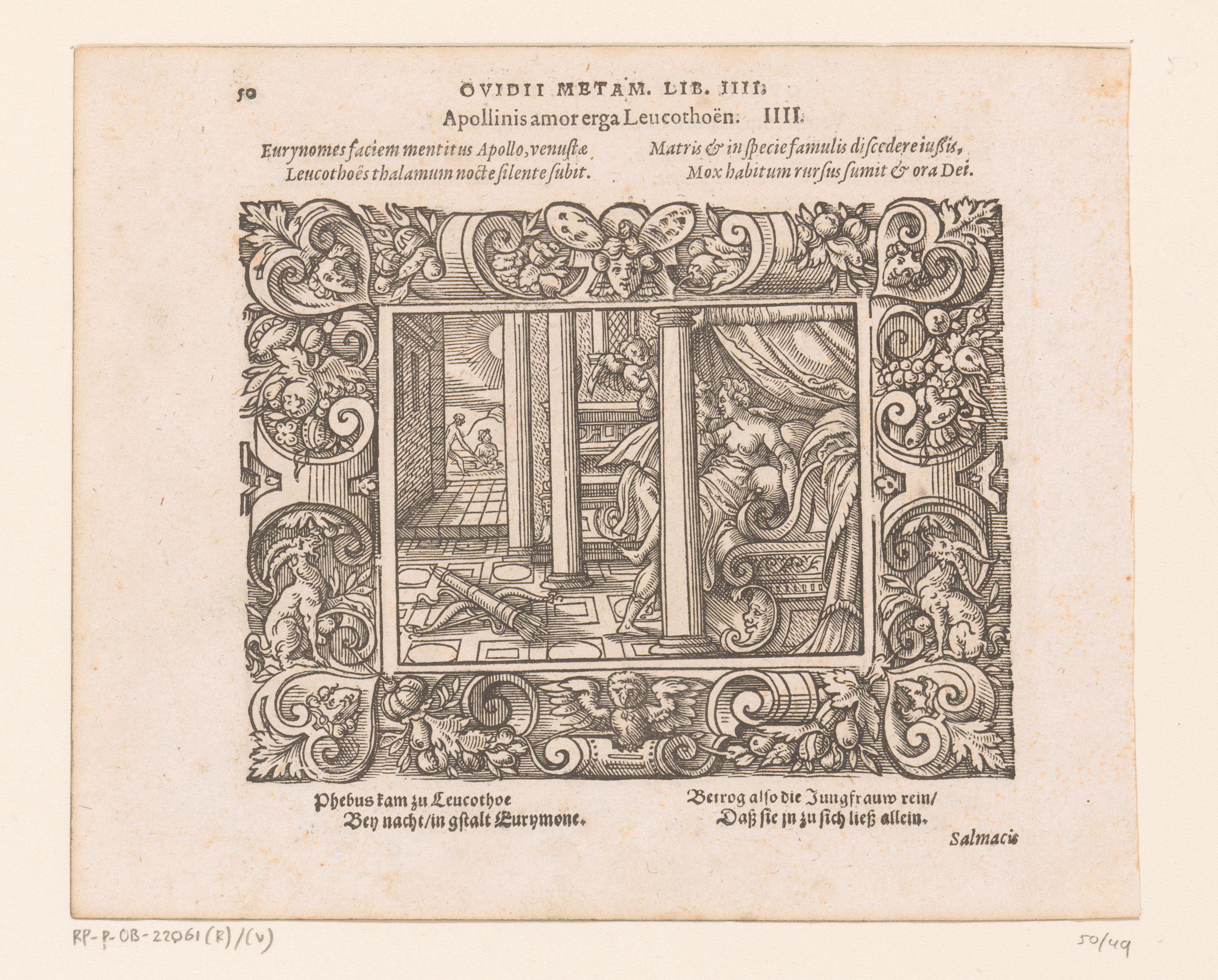 Apollo verleidt Leucothea