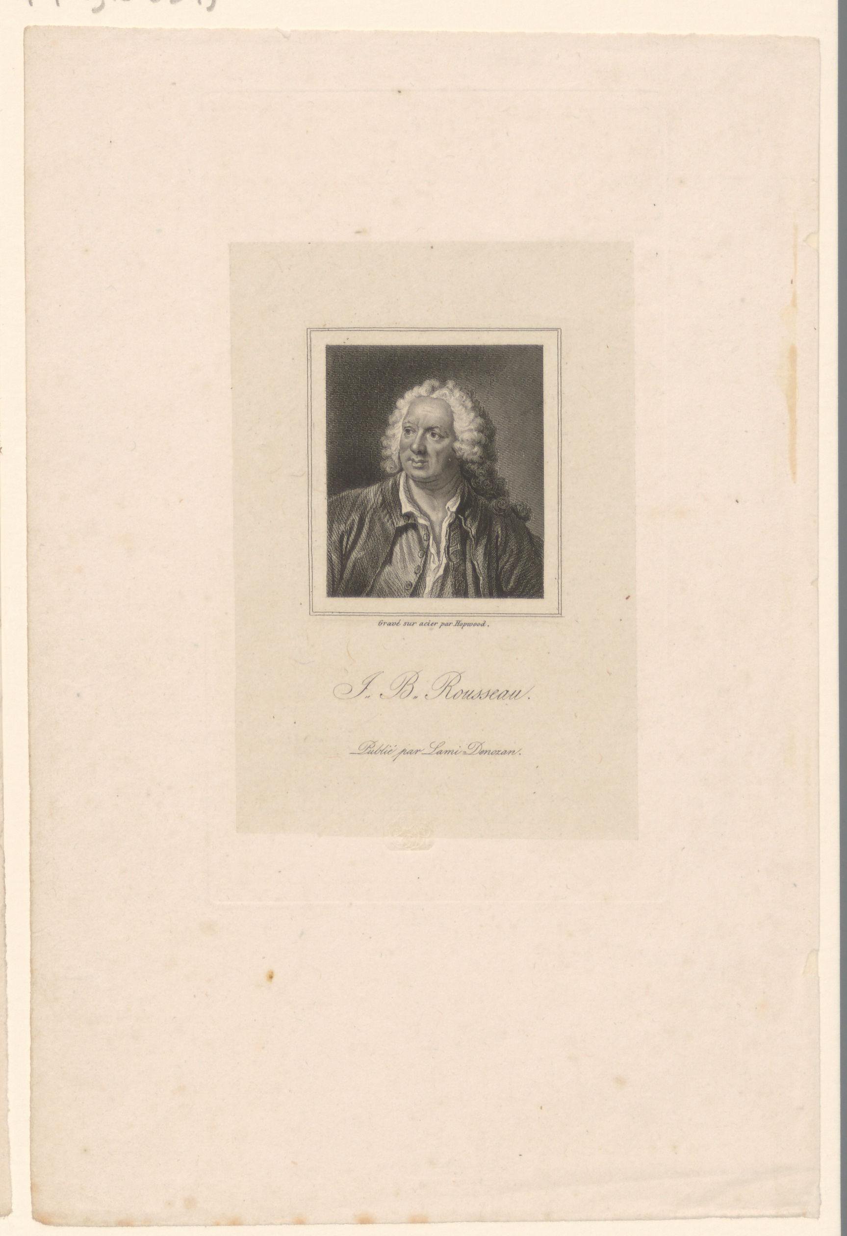 Portret van Jean-Baptiste Rousseau