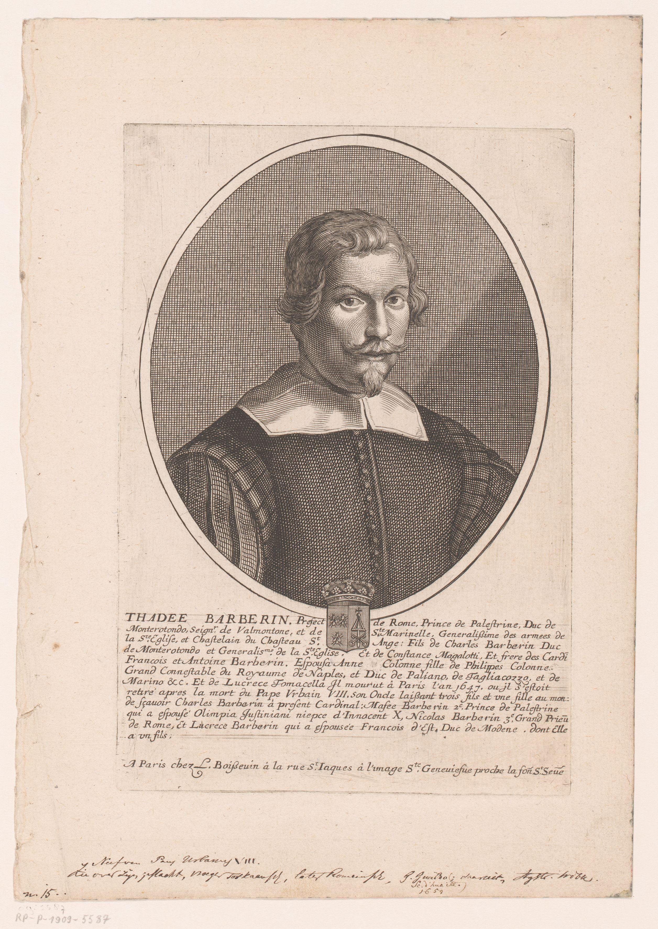 Portret van Taddeo Barberini
