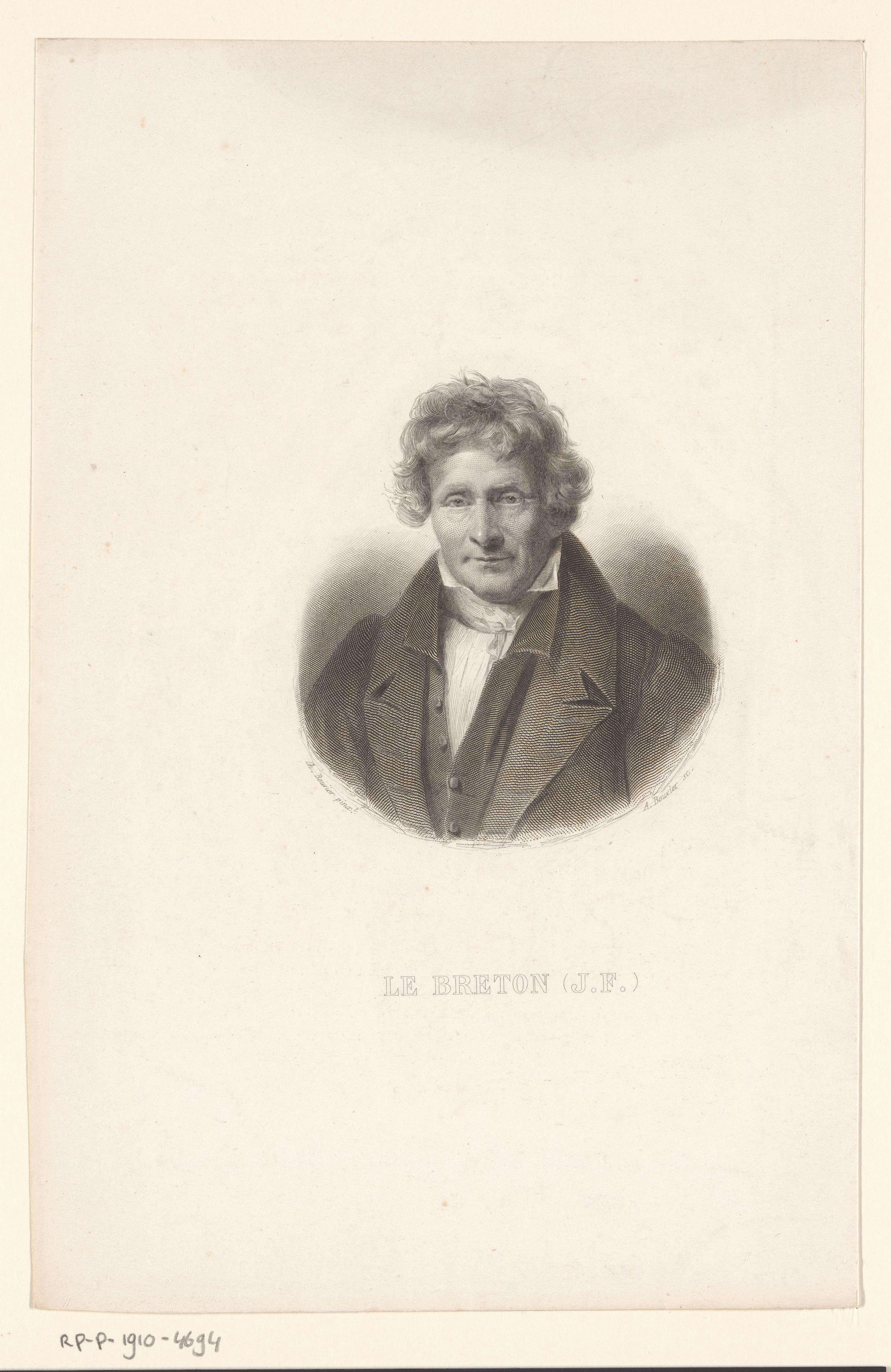 Portret van Jean François Le Breton