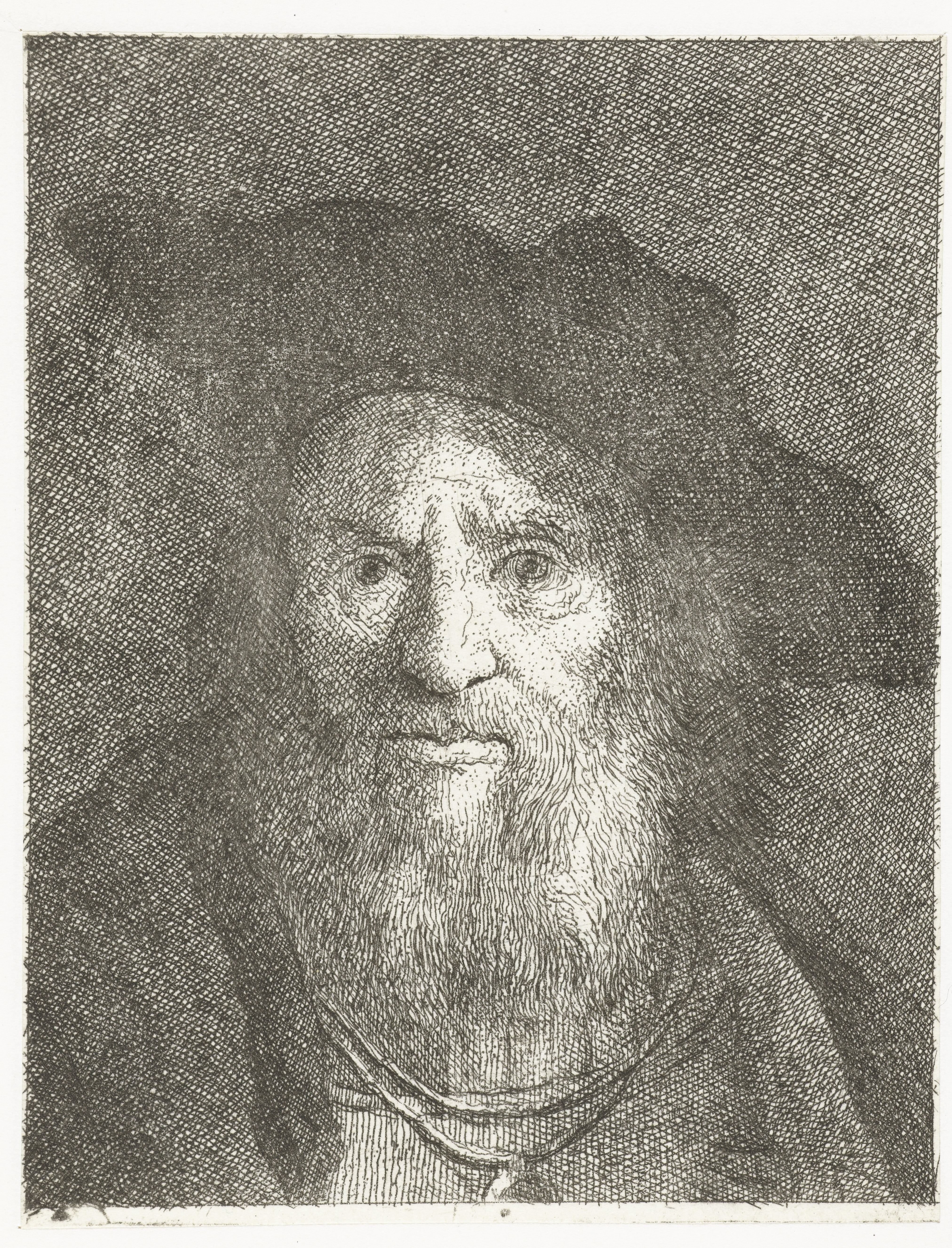 Man met baret