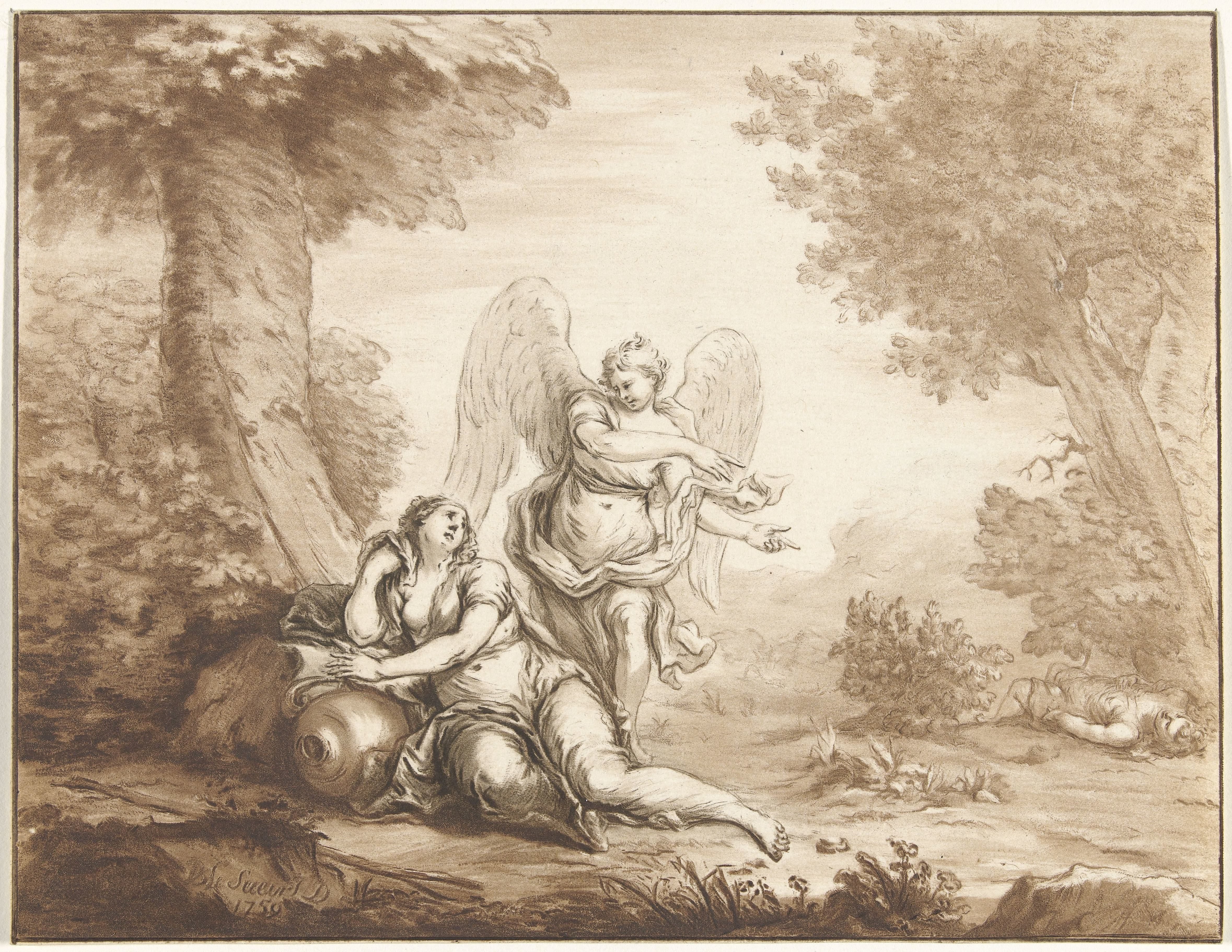 Hagar in de woestijn