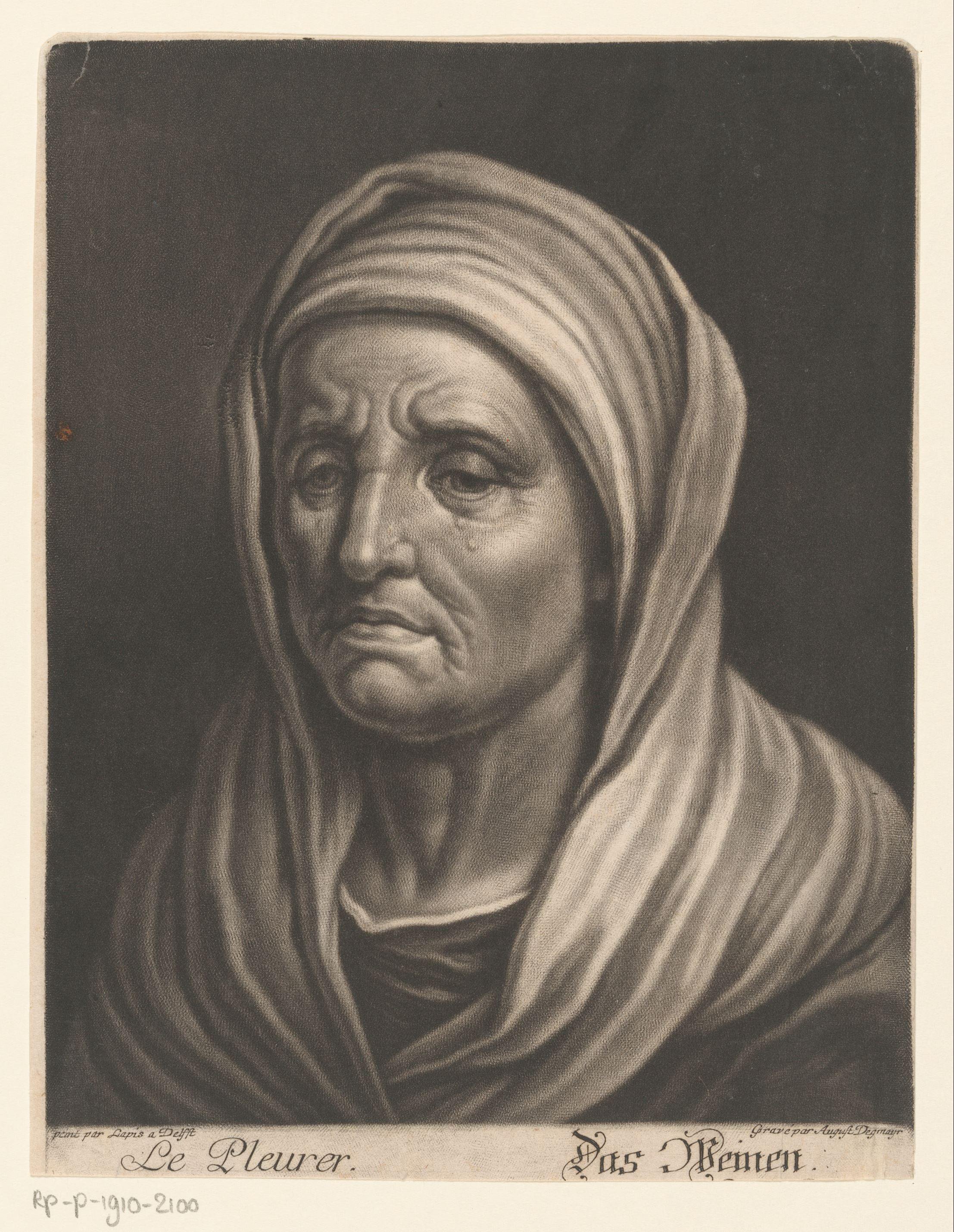 Huilende vrouw