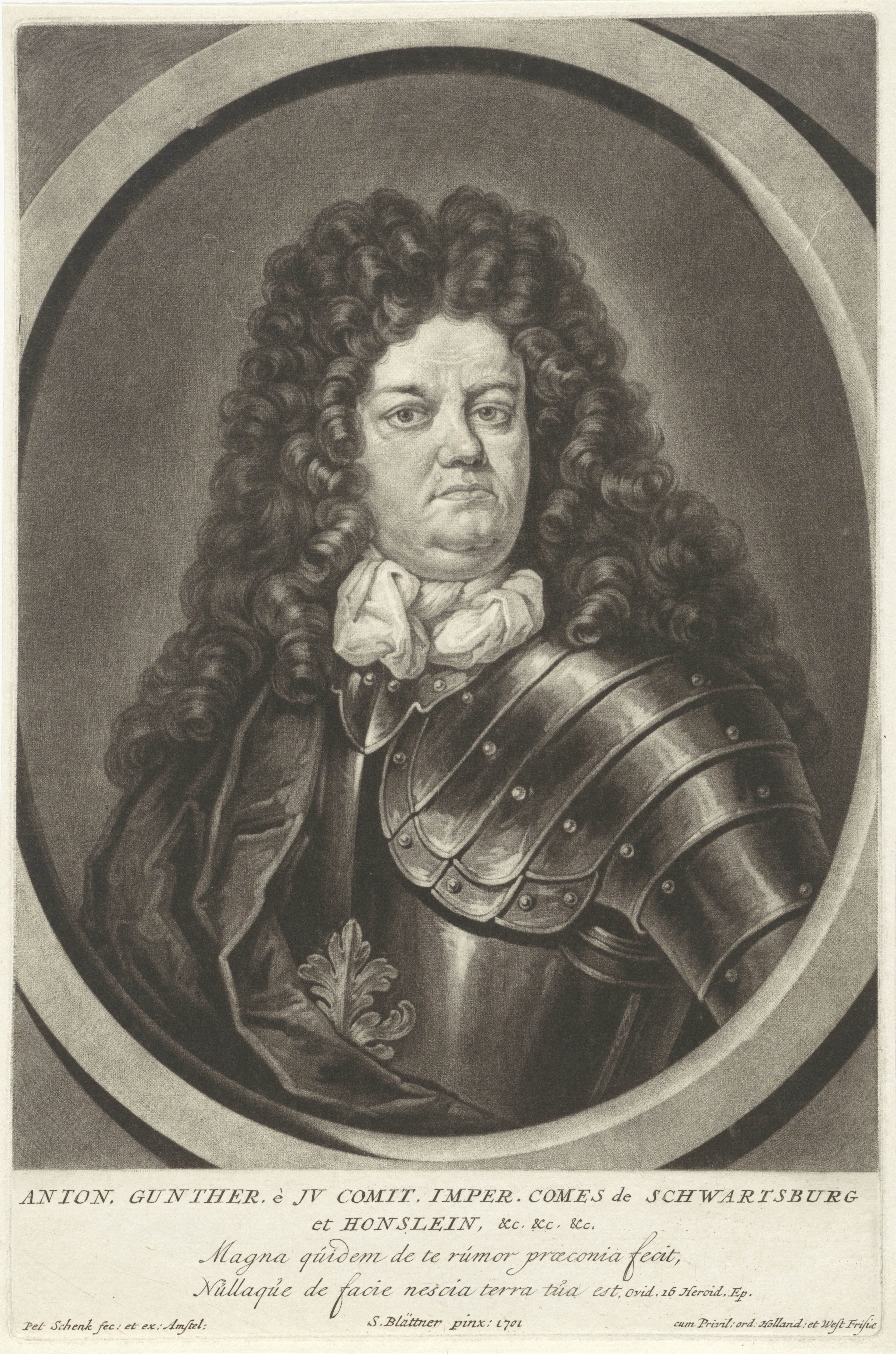 Portret van Anton Gunther, hertog van Schwartzberg