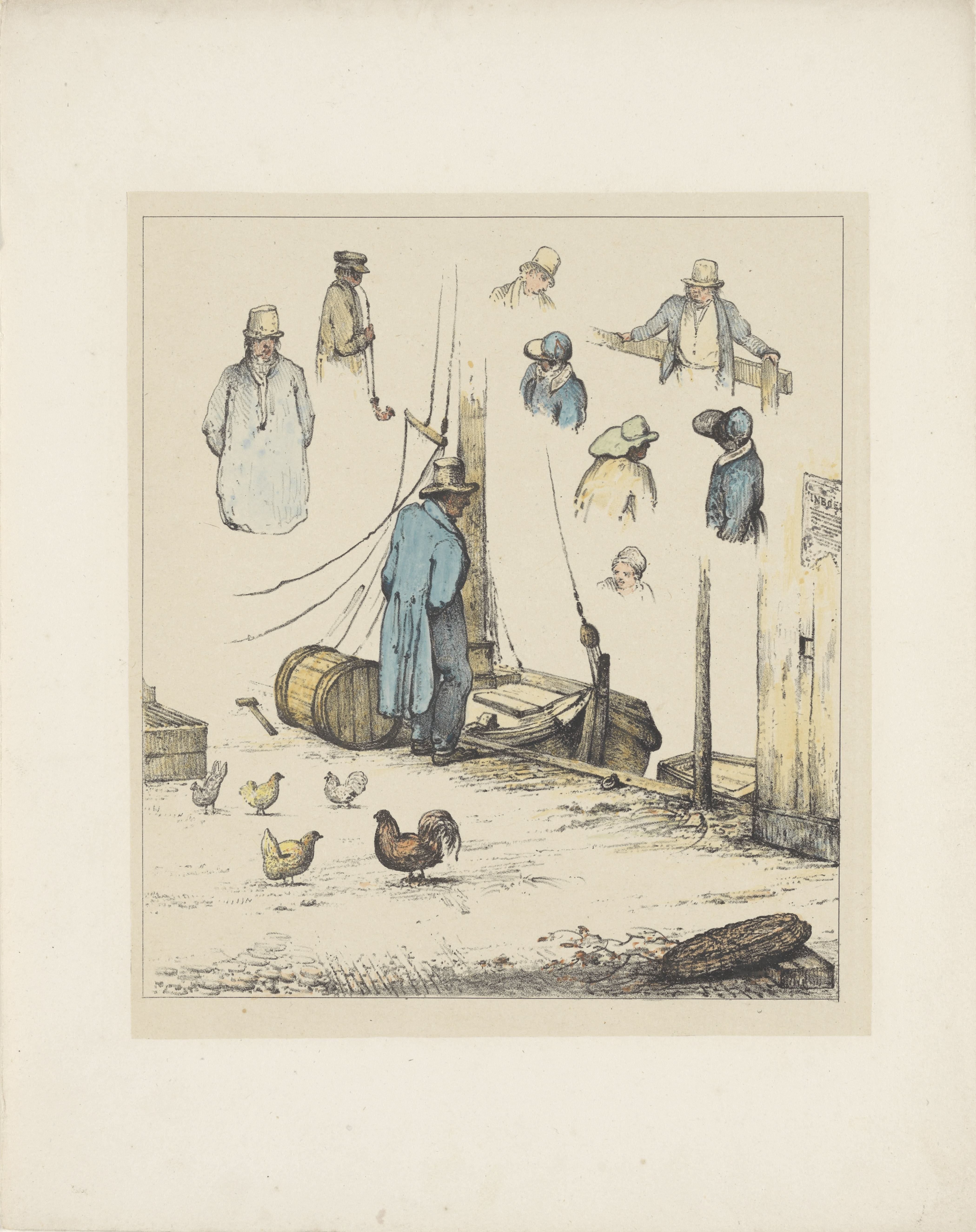 Figuurstudies (vierde blad), 1833