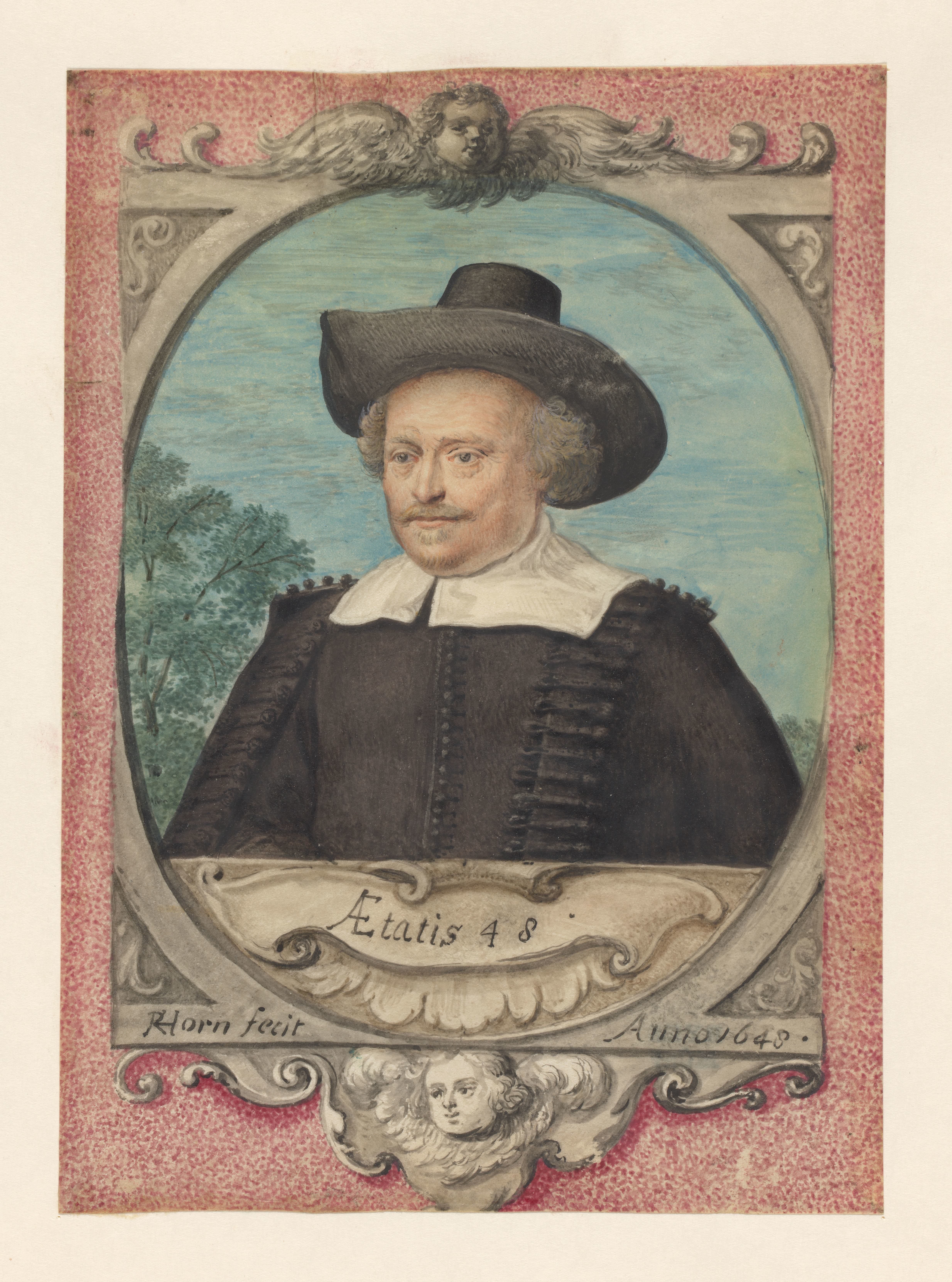 Self-portrait (?) at the Age of Forty-eight