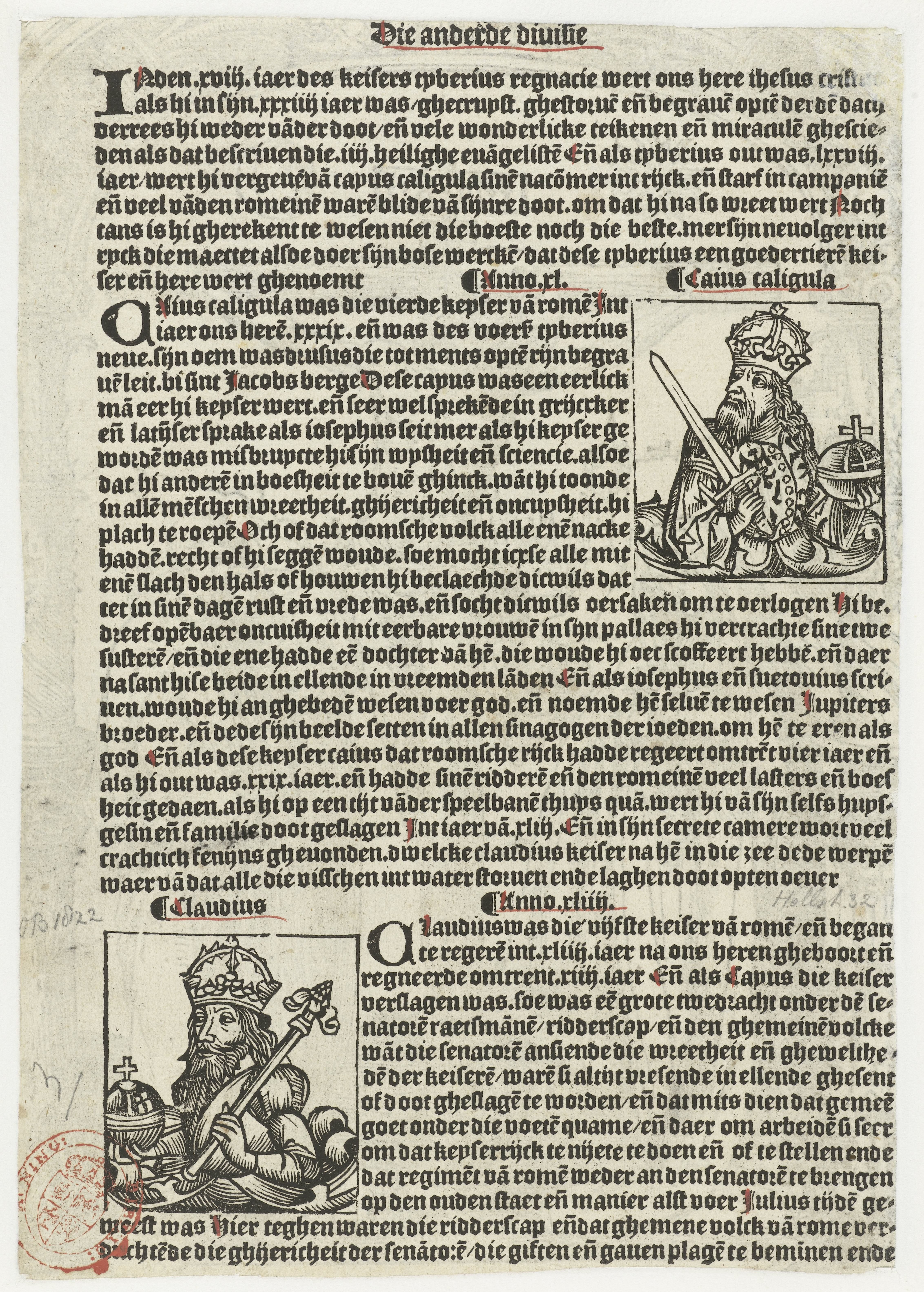 Twee portretten van Romeinse keizers