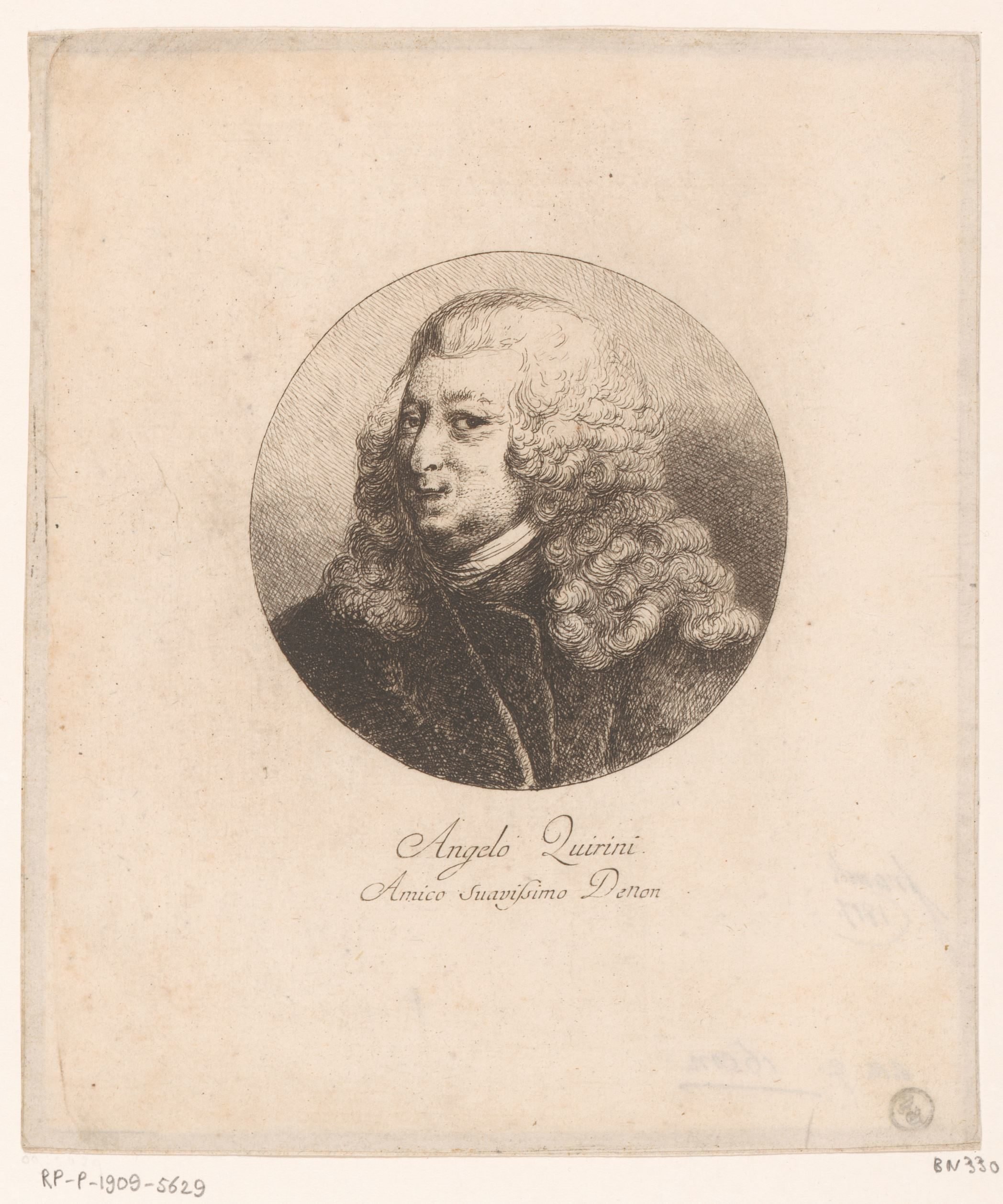 Portret van Angelo Quirini