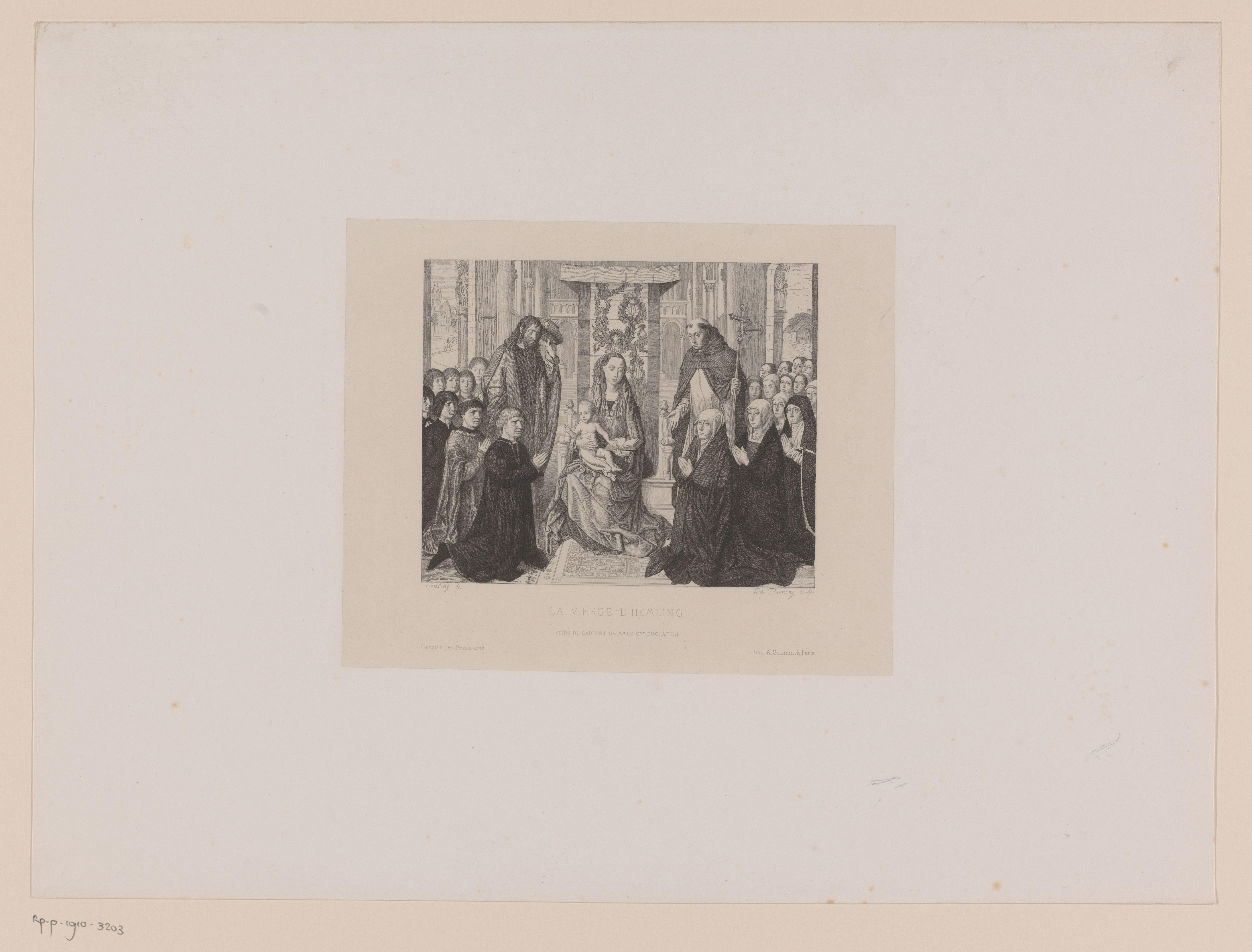 Aanbidding van Maria met Christus