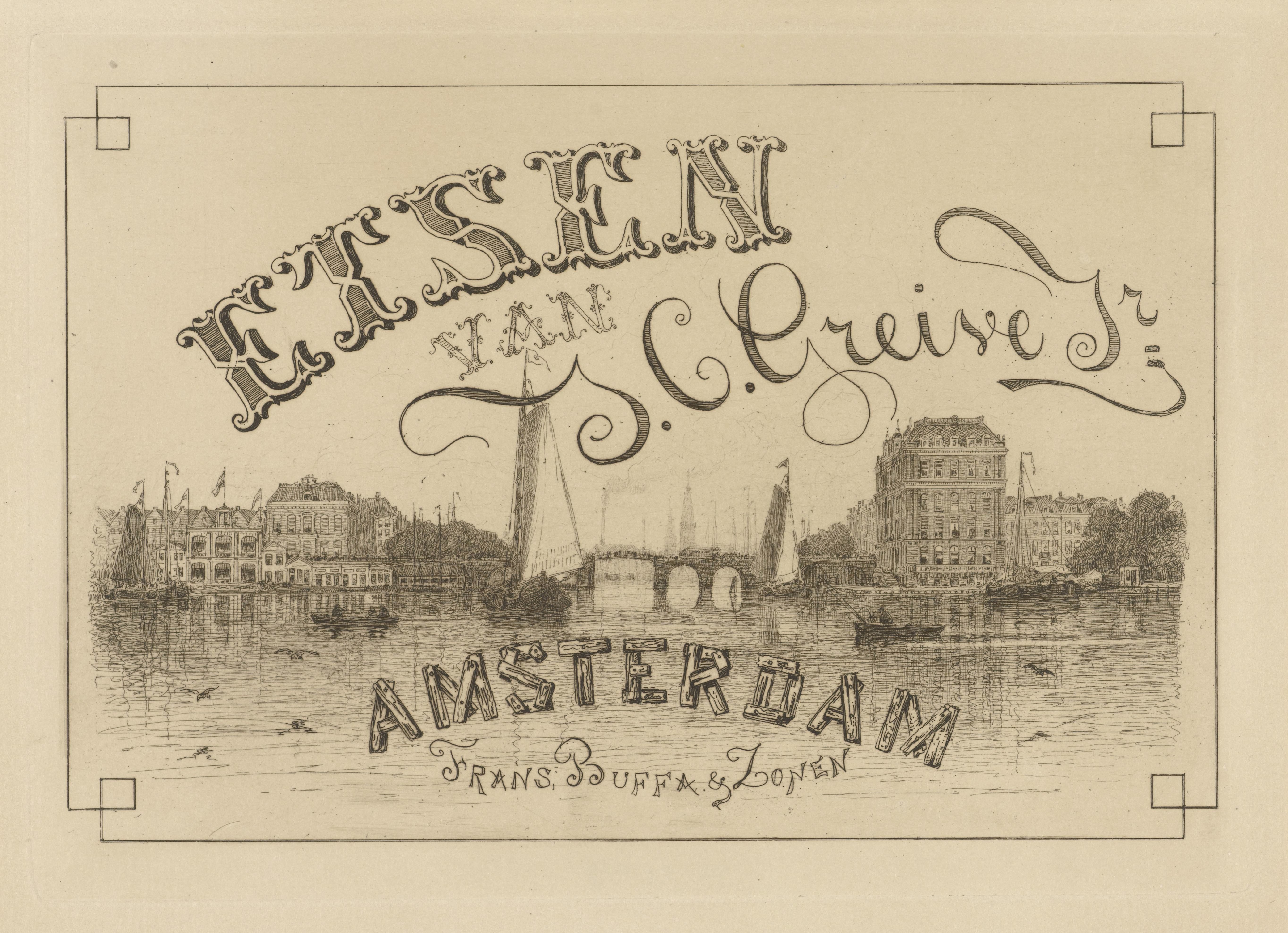 Gezicht op de Hogesluis vanaf de Amstel