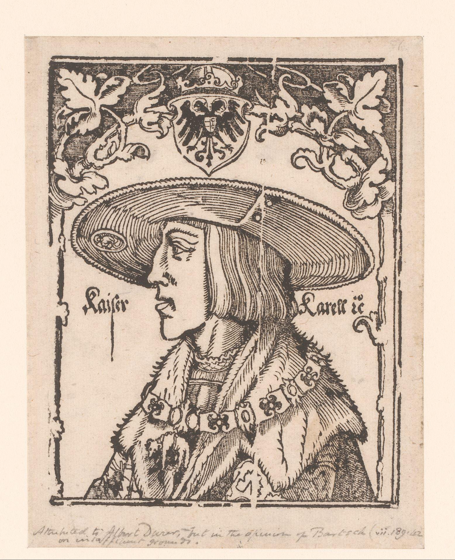 Portret van keizer Karel V
