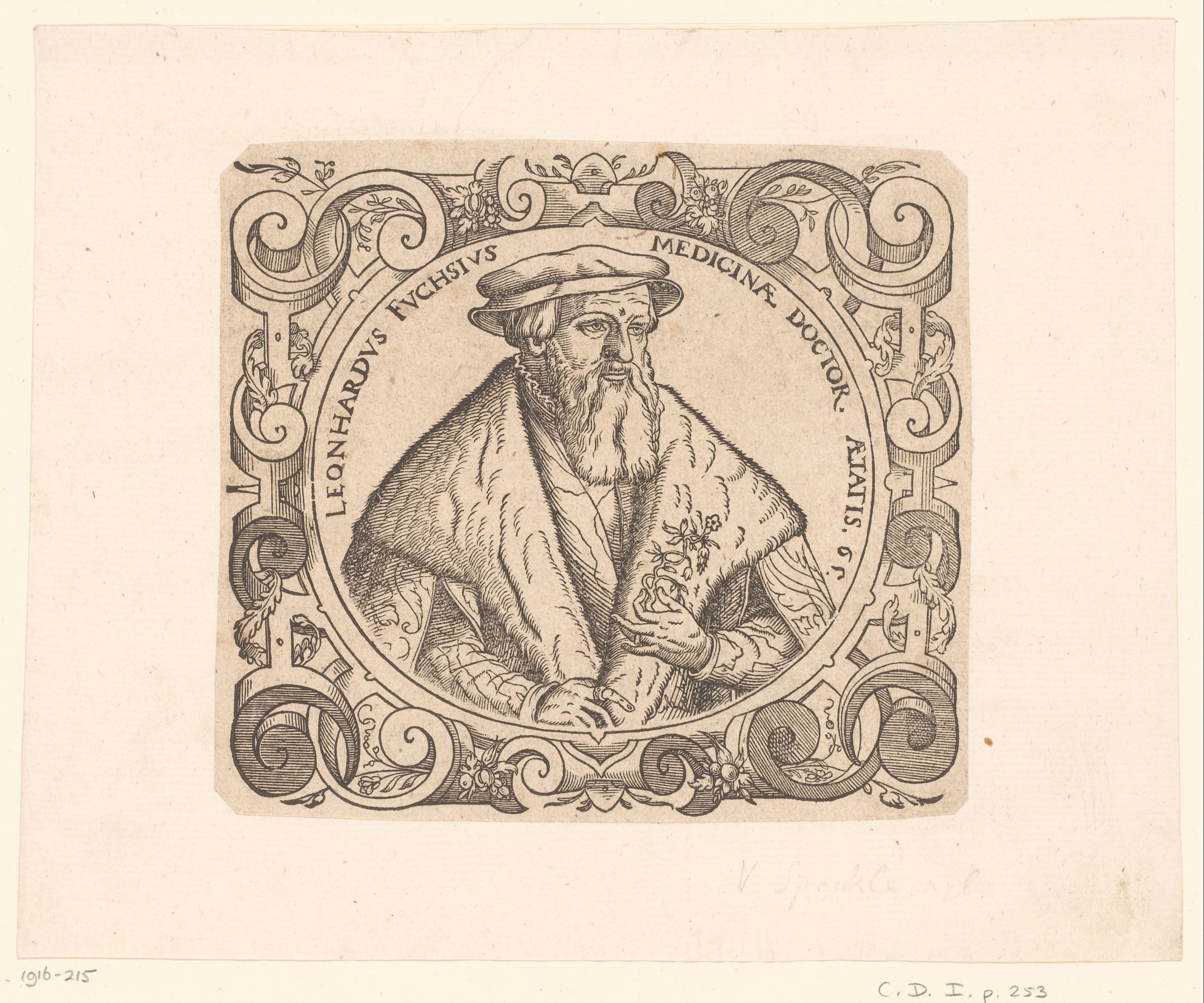 Portret van Leonhard Fuchs