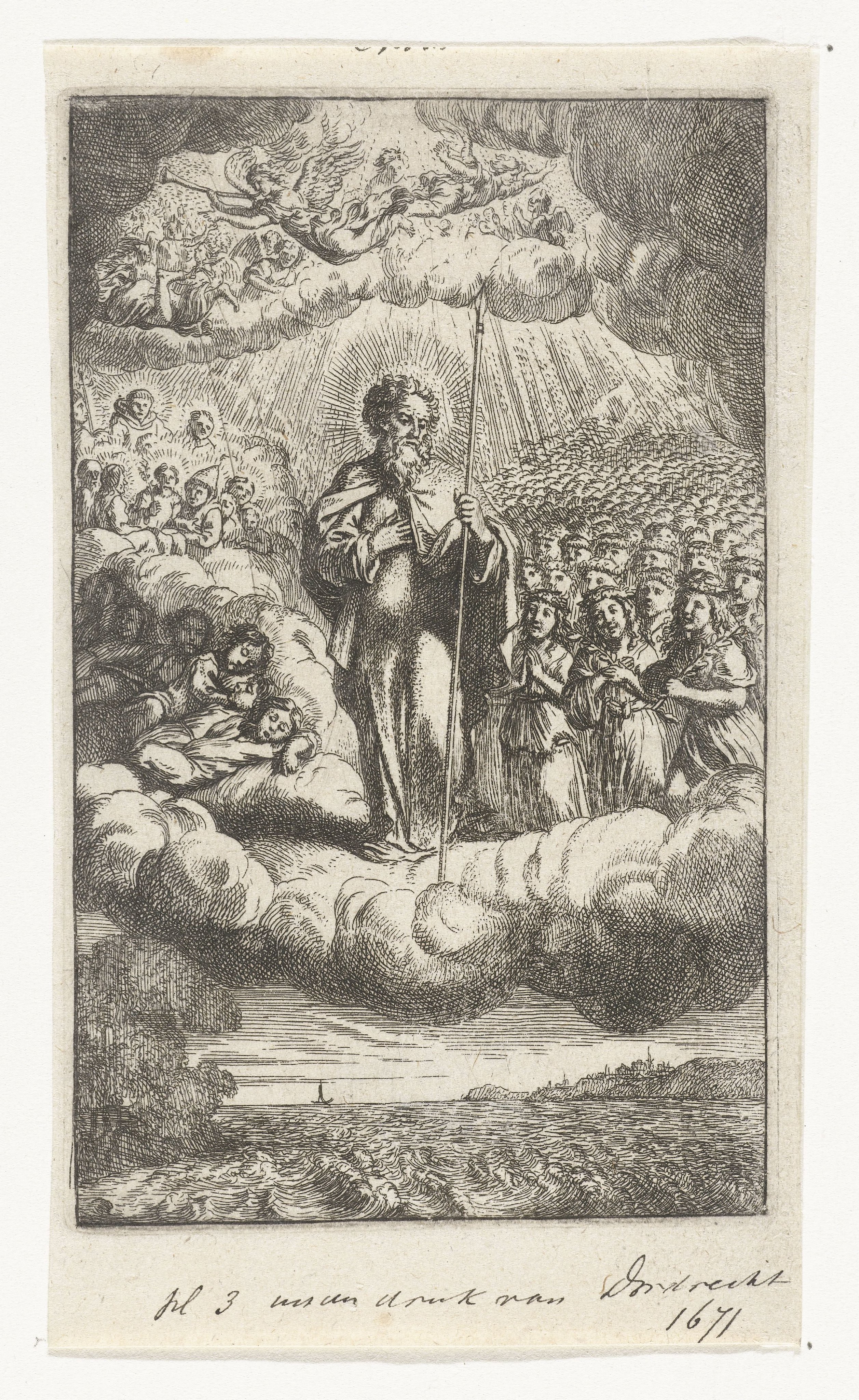 Heilige Thomas in de hemel