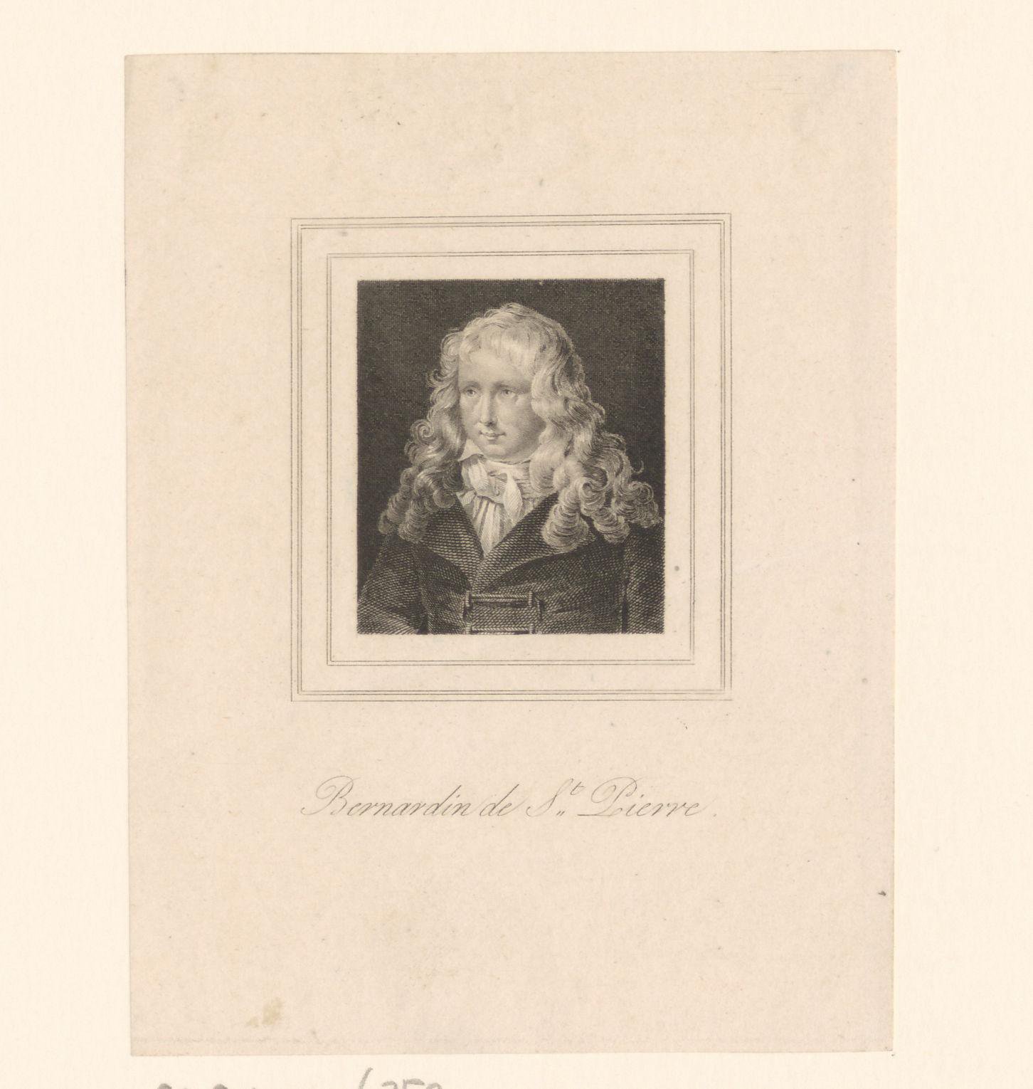 Portret van Jacques-Henri Bernardin de Saint-Pierre