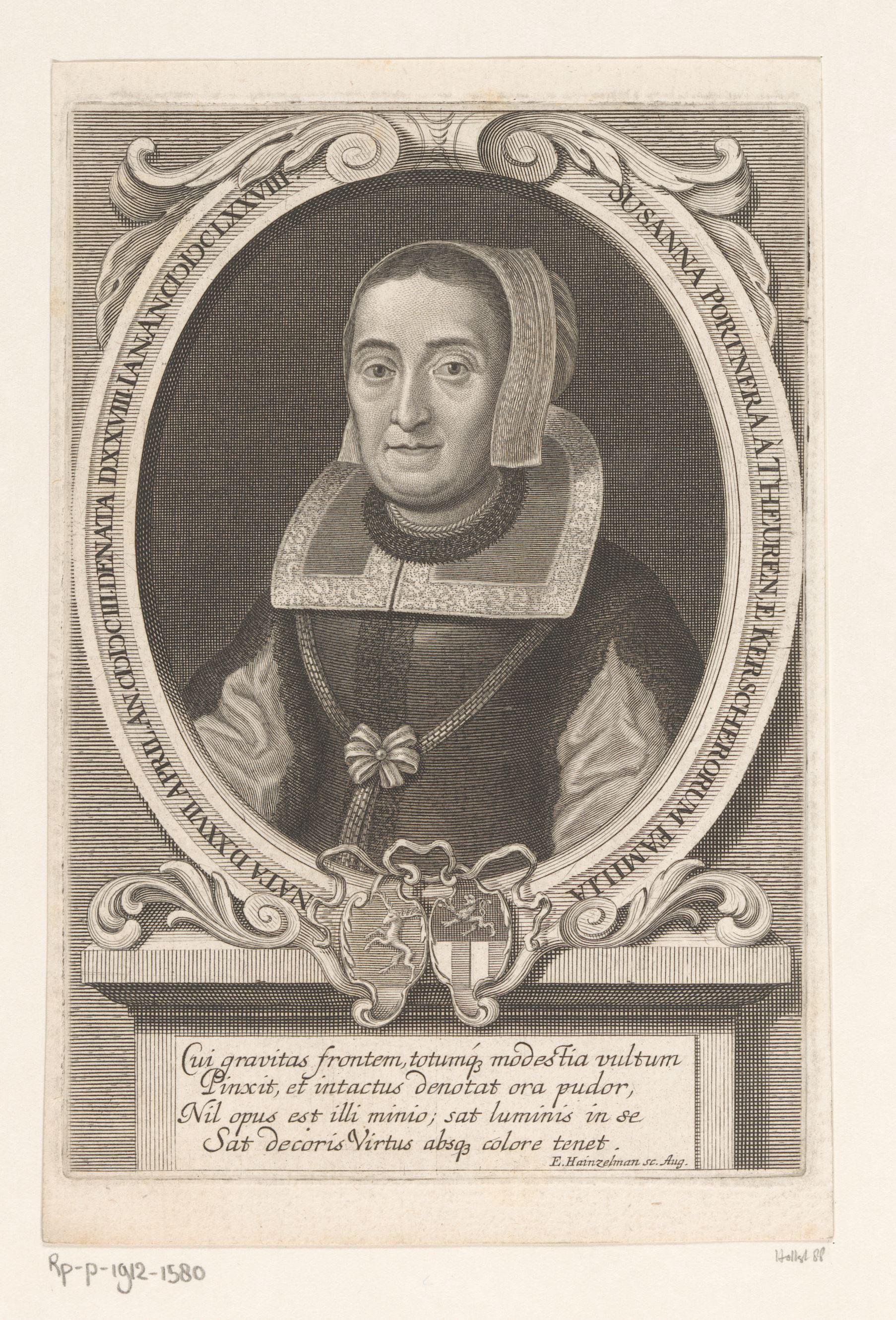 Portret van Susanna Portner