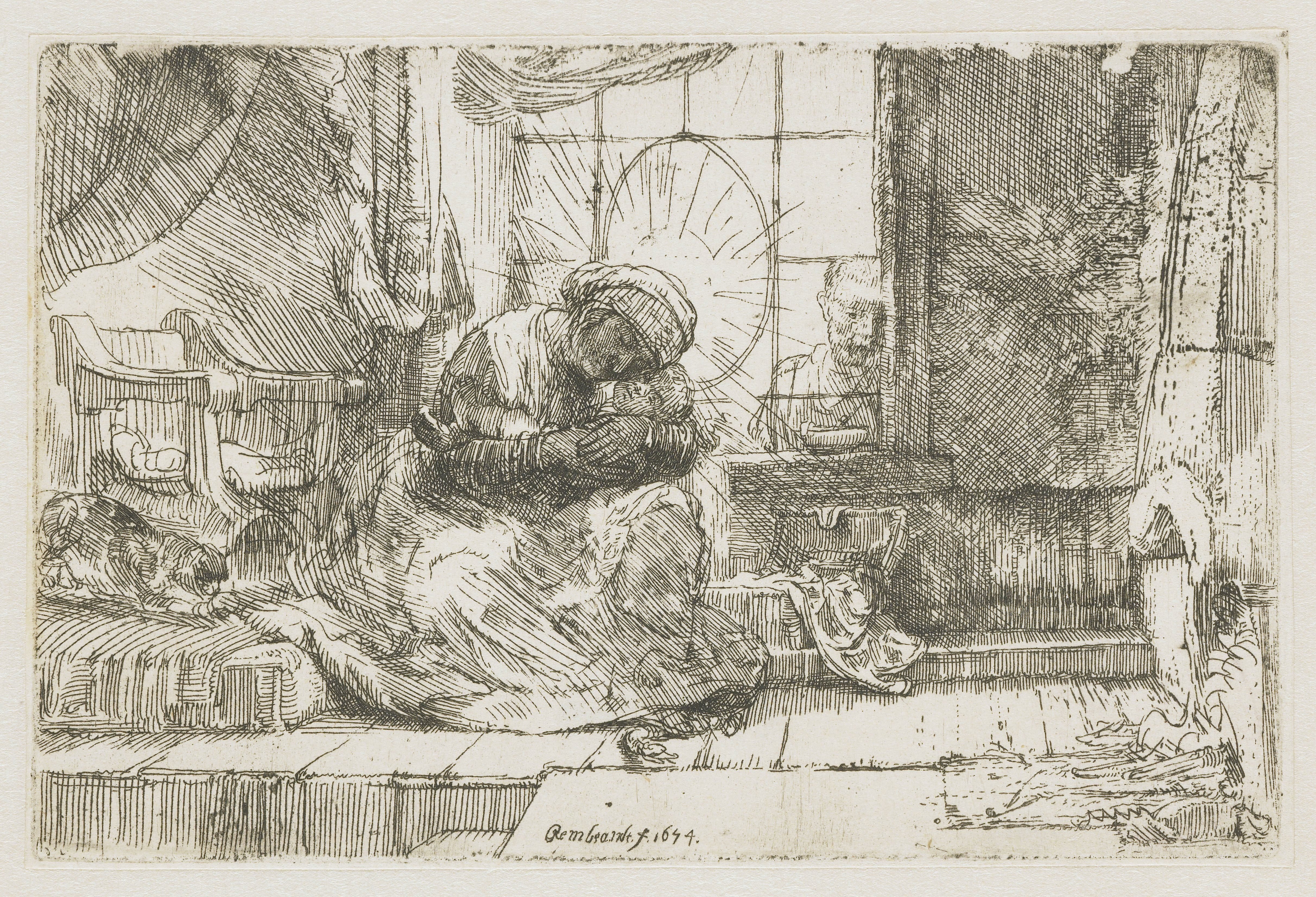 The Virgin and Child with the cat and the snake