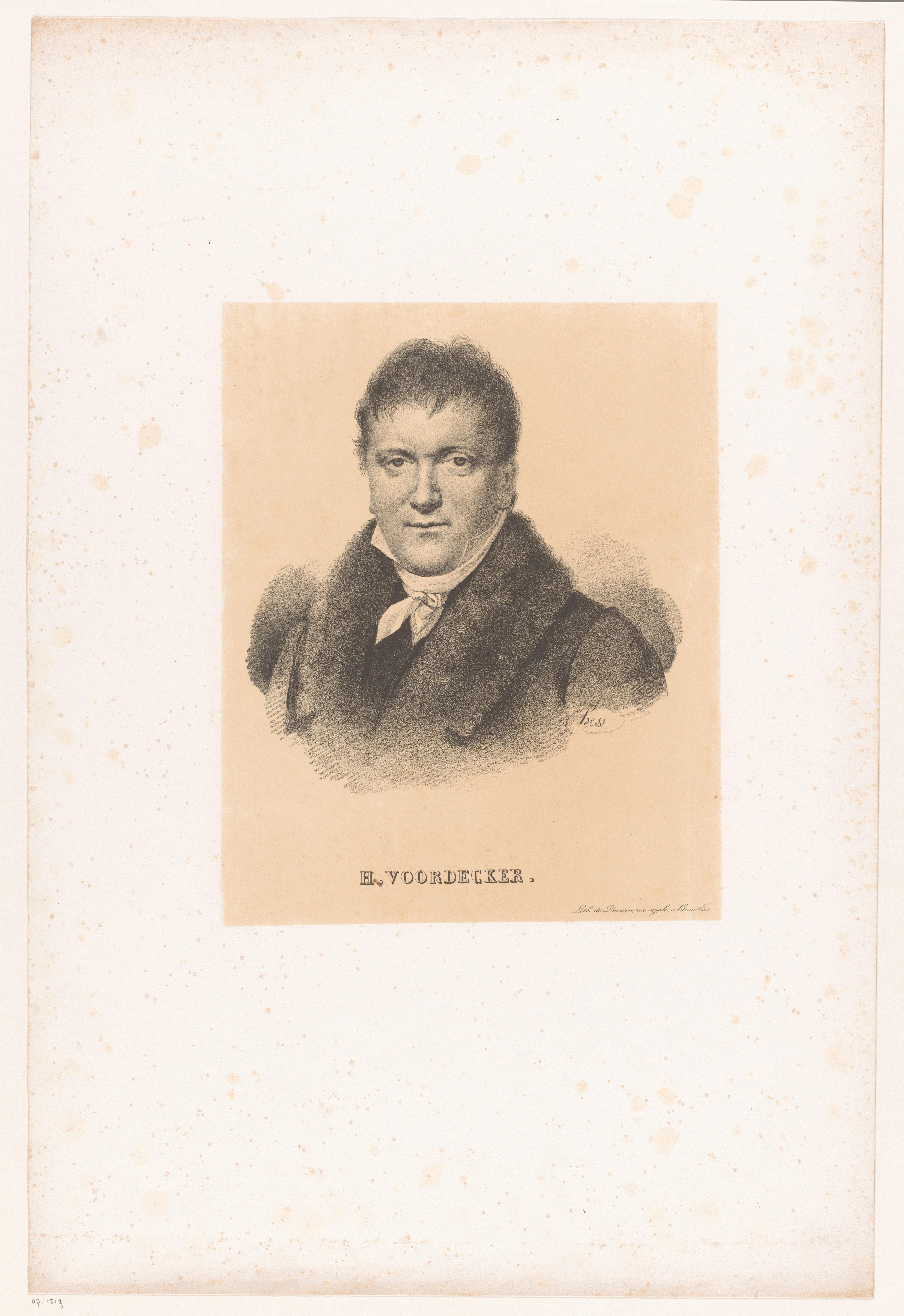 Portret van Henri Voordecker