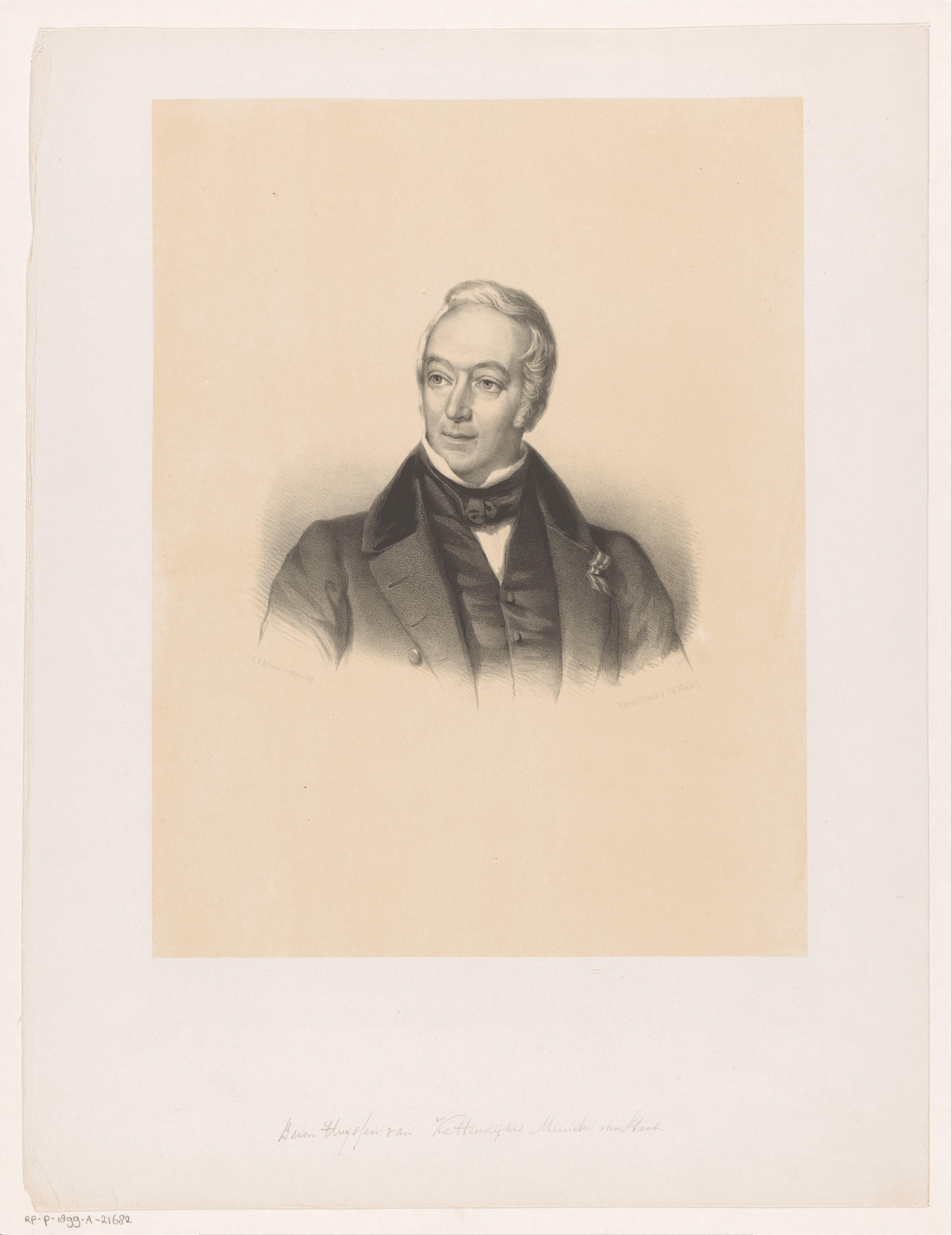 Portret van Johan Willem Huyssen van Kattendijke