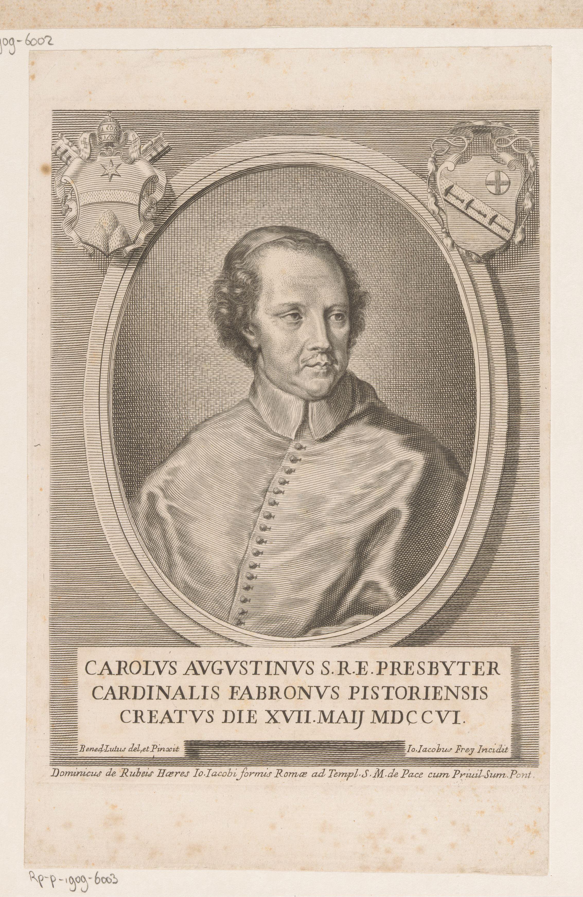 Portret van Carlo Agostino Fabroni