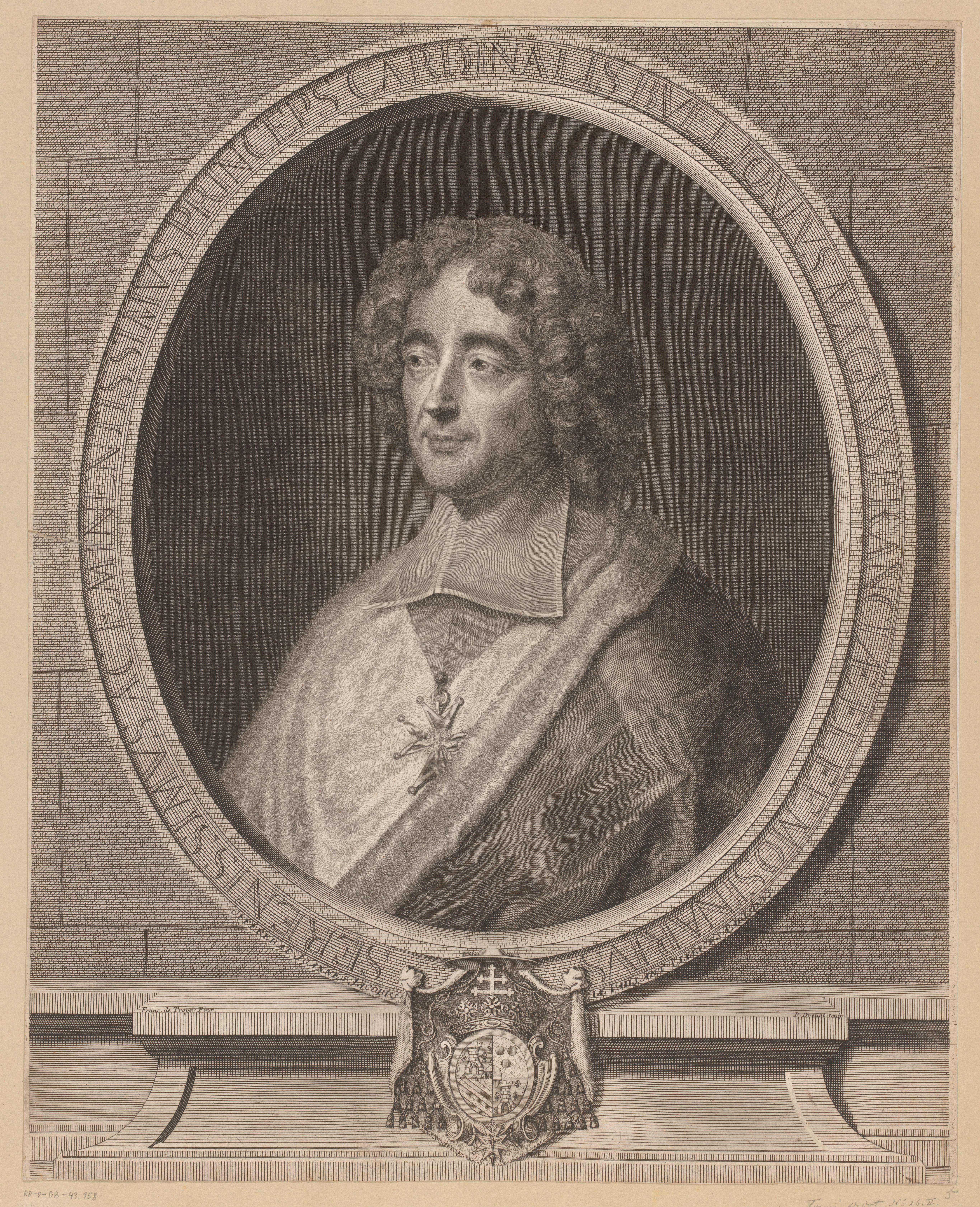 Portret van Emmanuel Théodose de la Tour d'Auvergne